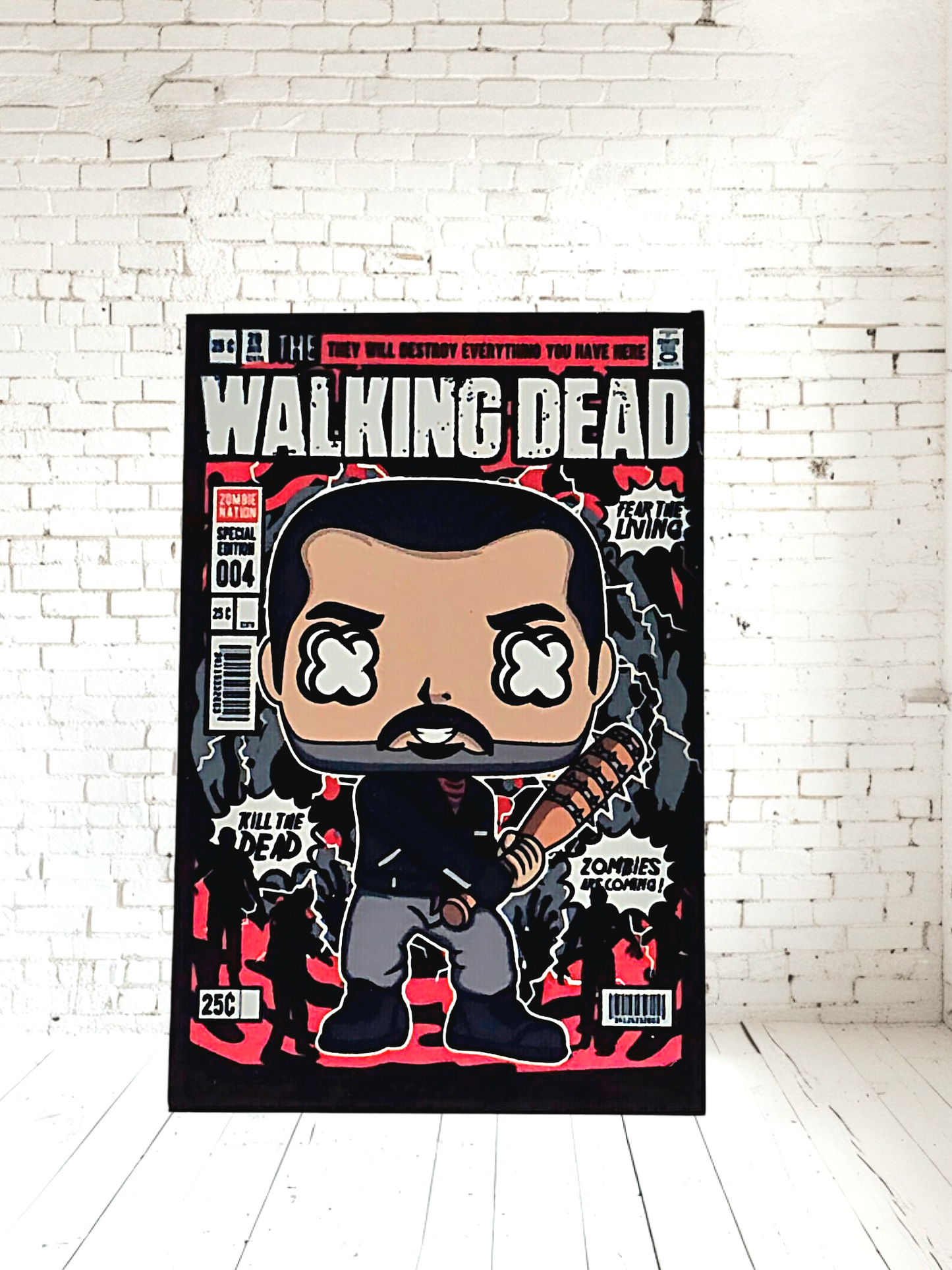 Funko Pop Movie and T.V show posters on Aluminum print. Multiple sizes and prints available.