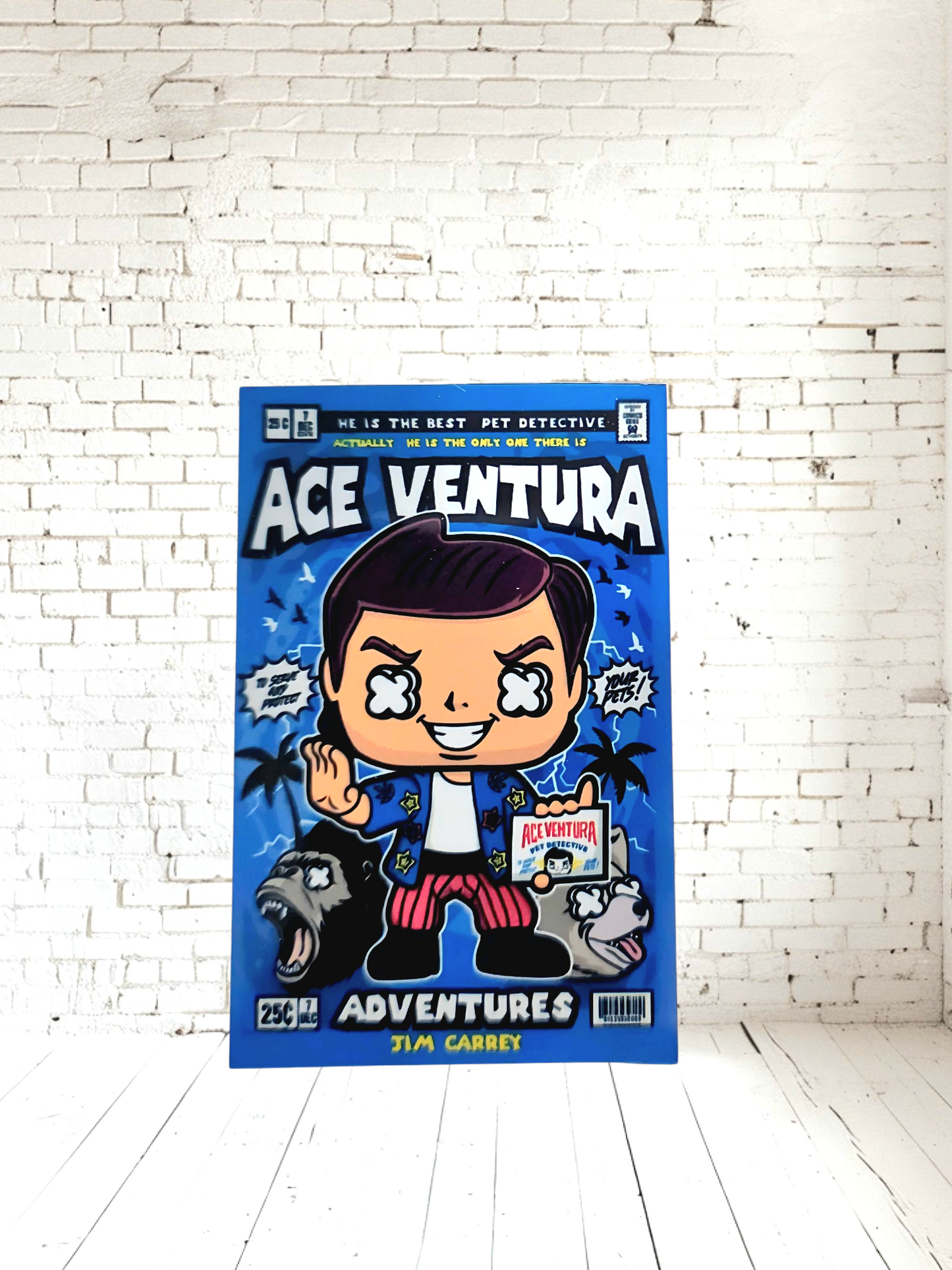 Funko Pop Movie and T.V show posters on Aluminum print. Multiple sizes and prints available.