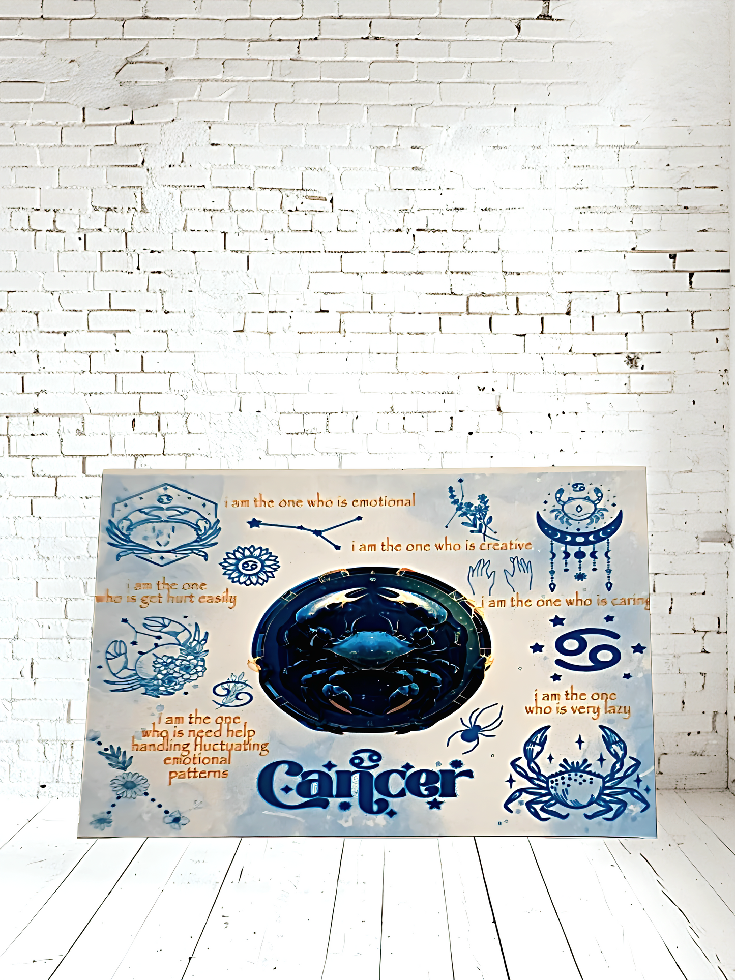 Zodiac Sign Posters on aluminum print. Horoscope/Astrology, many to choose from