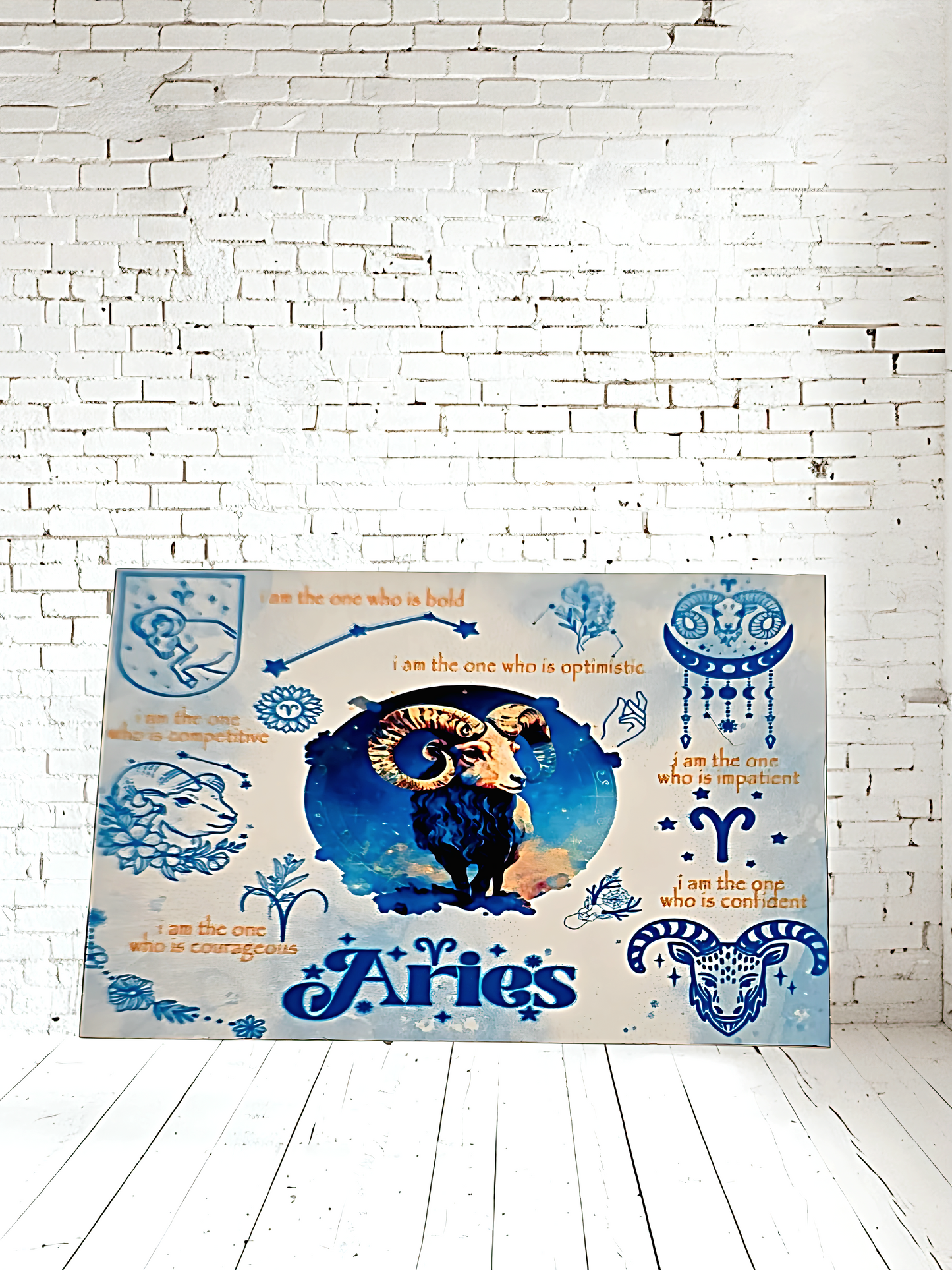Zodiac Sign Posters on aluminum print. Horoscope/Astrology, many to choose from