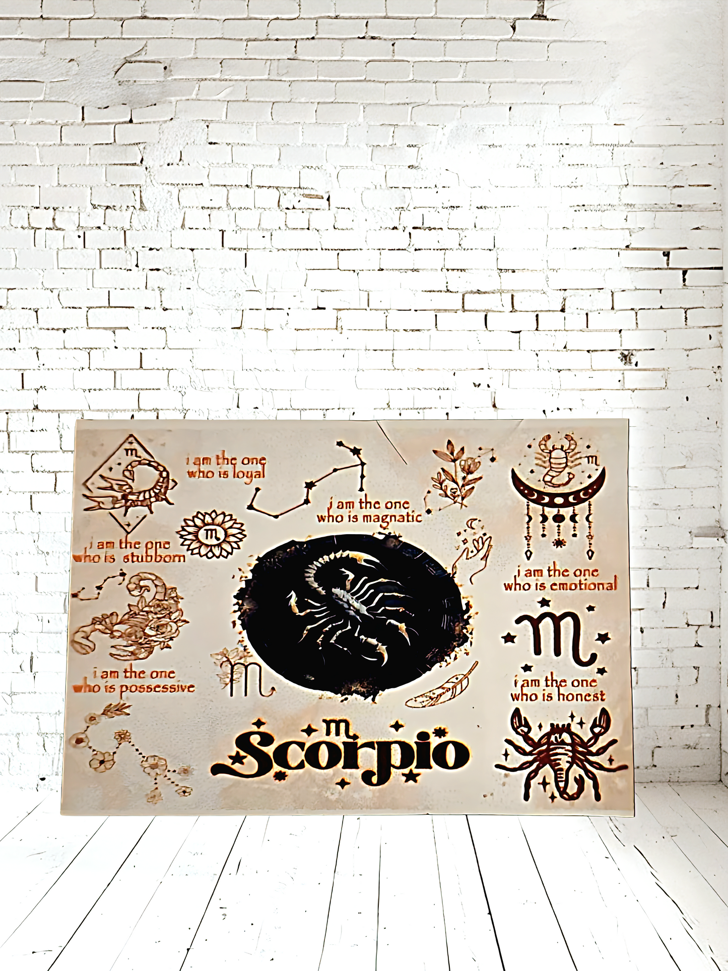 Zodiac Sign Posters on aluminum print. Horoscope/Astrology, many to choose from