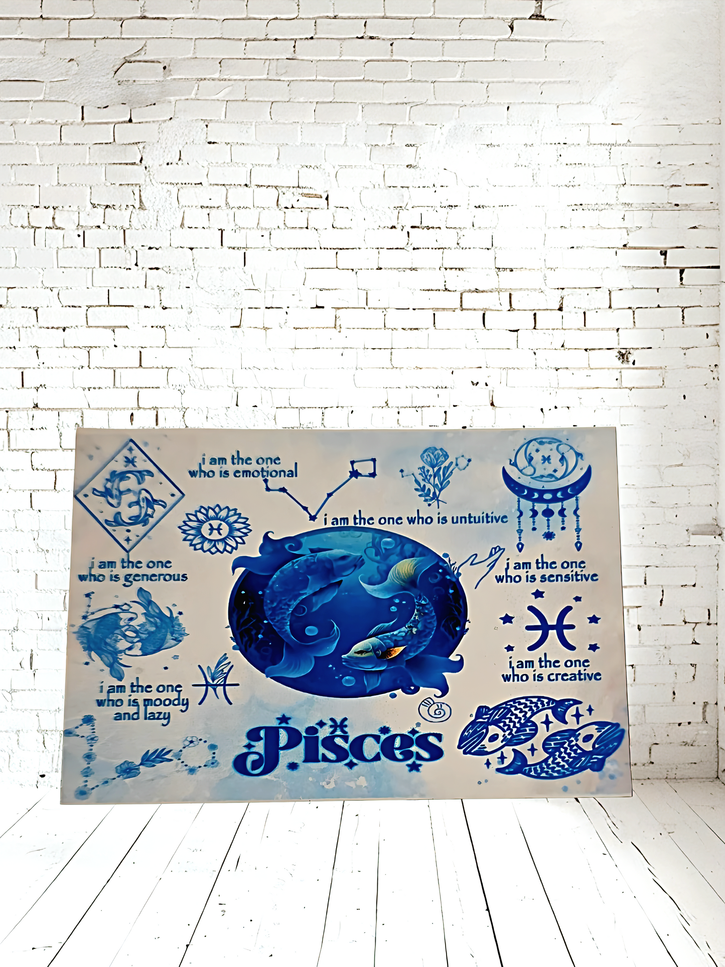 Zodiac Sign Posters on aluminum print. Horoscope/Astrology, many to choose from