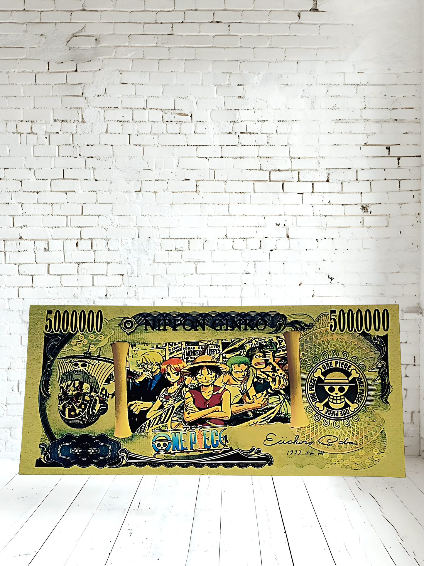 Anime on 3" x 6" aluminum prints. Golden currency, very cool and many to choose from