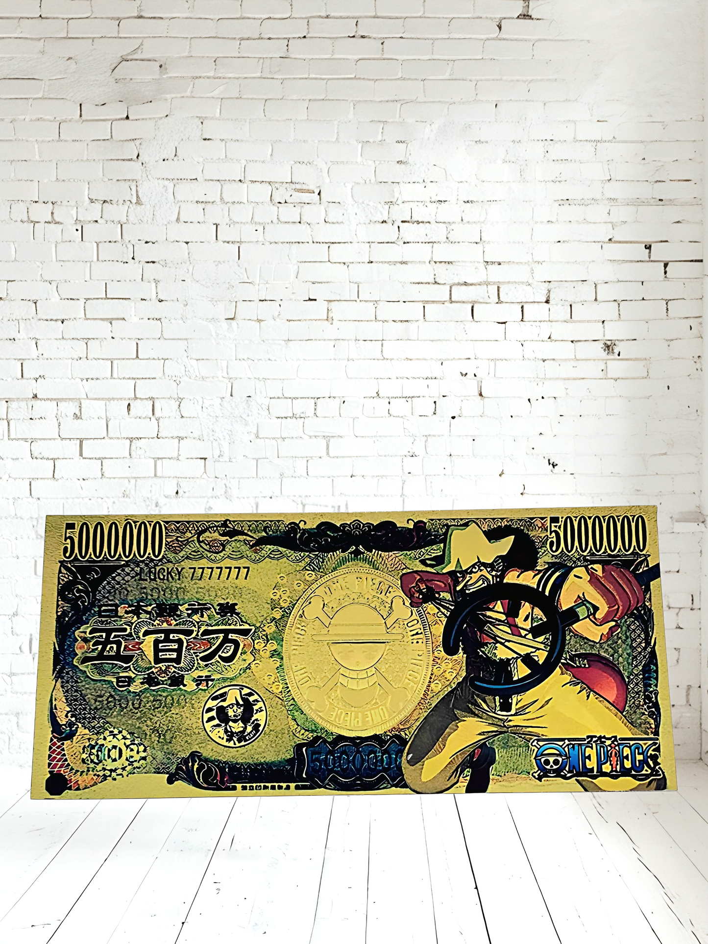 Anime on 3" x 6" aluminum prints. Golden currency, very cool and many to choose from