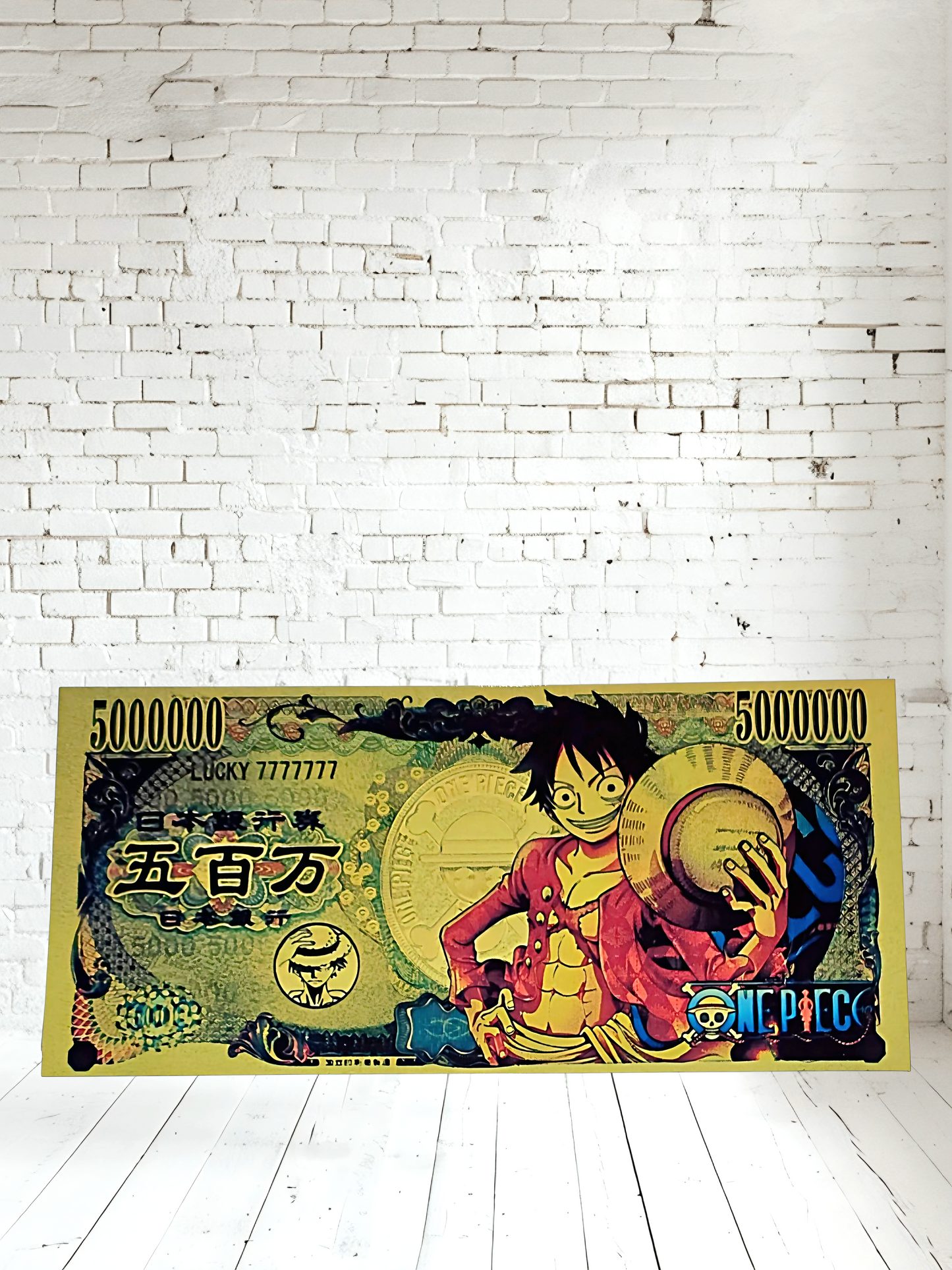 Anime on 3" x 6" aluminum prints. Golden currency, very cool and many to choose from