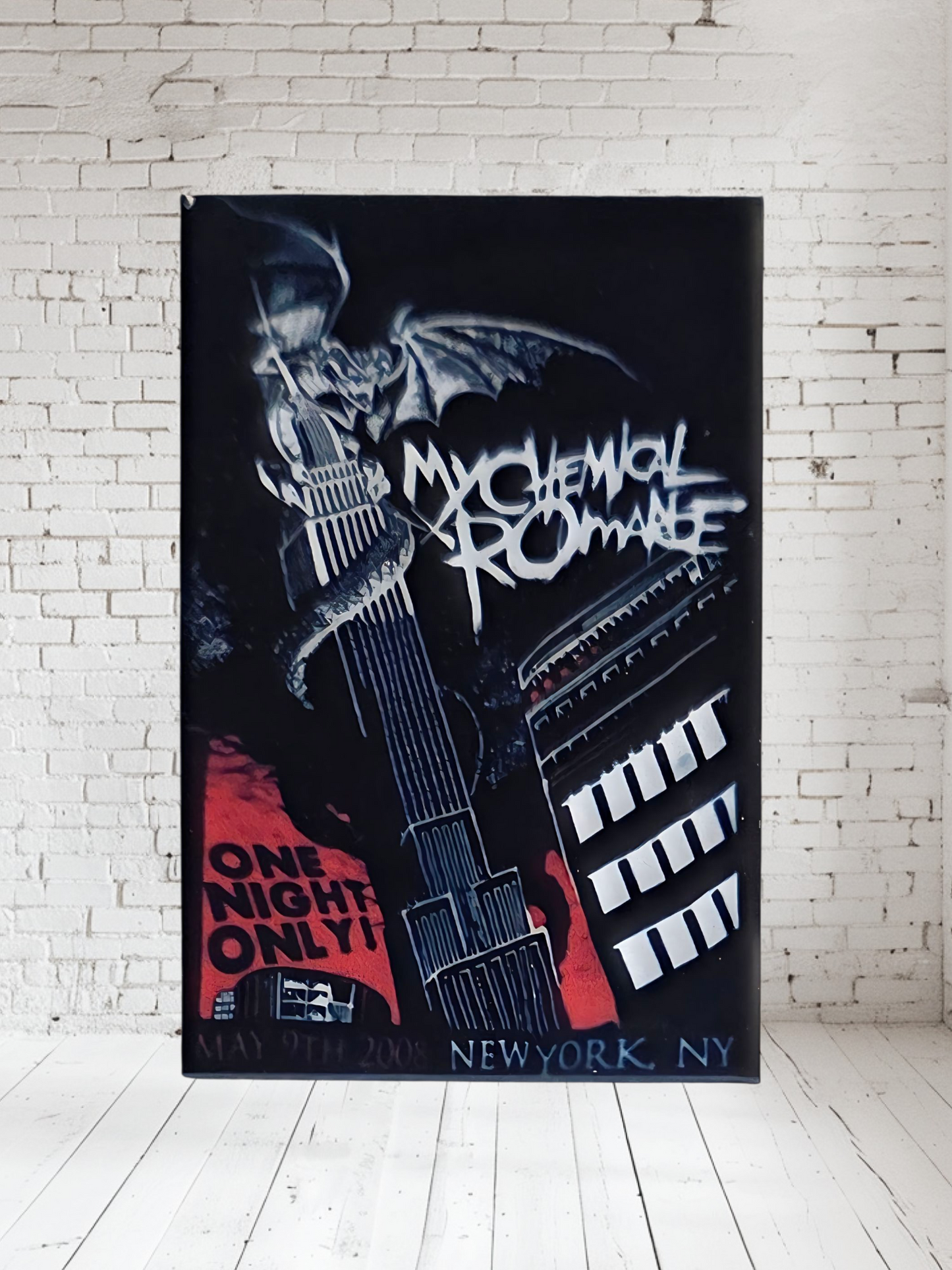 My Chemical Romance posters on aluminum print. Many to choose from