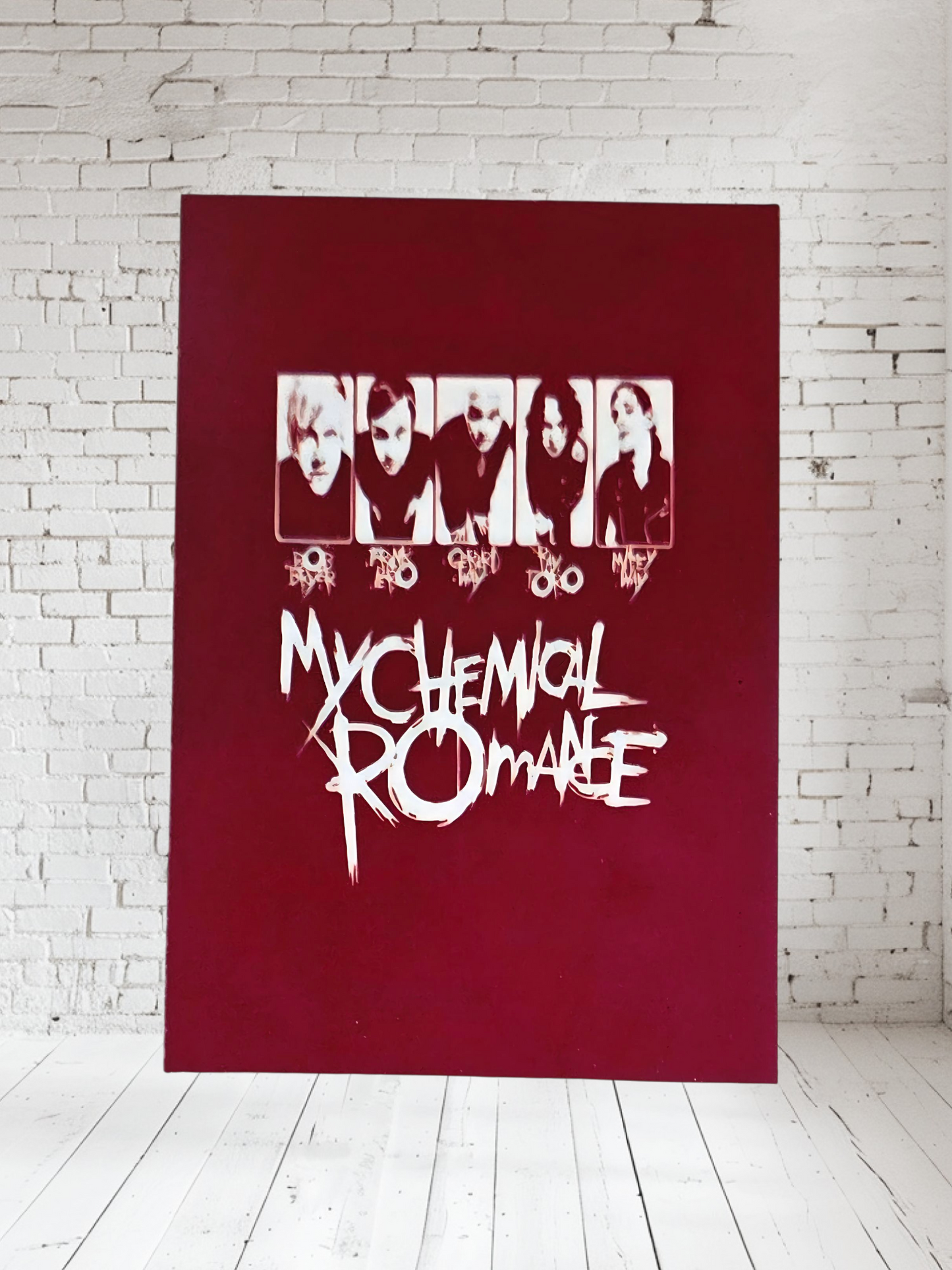 My Chemical Romance posters on aluminum print. Many to choose from