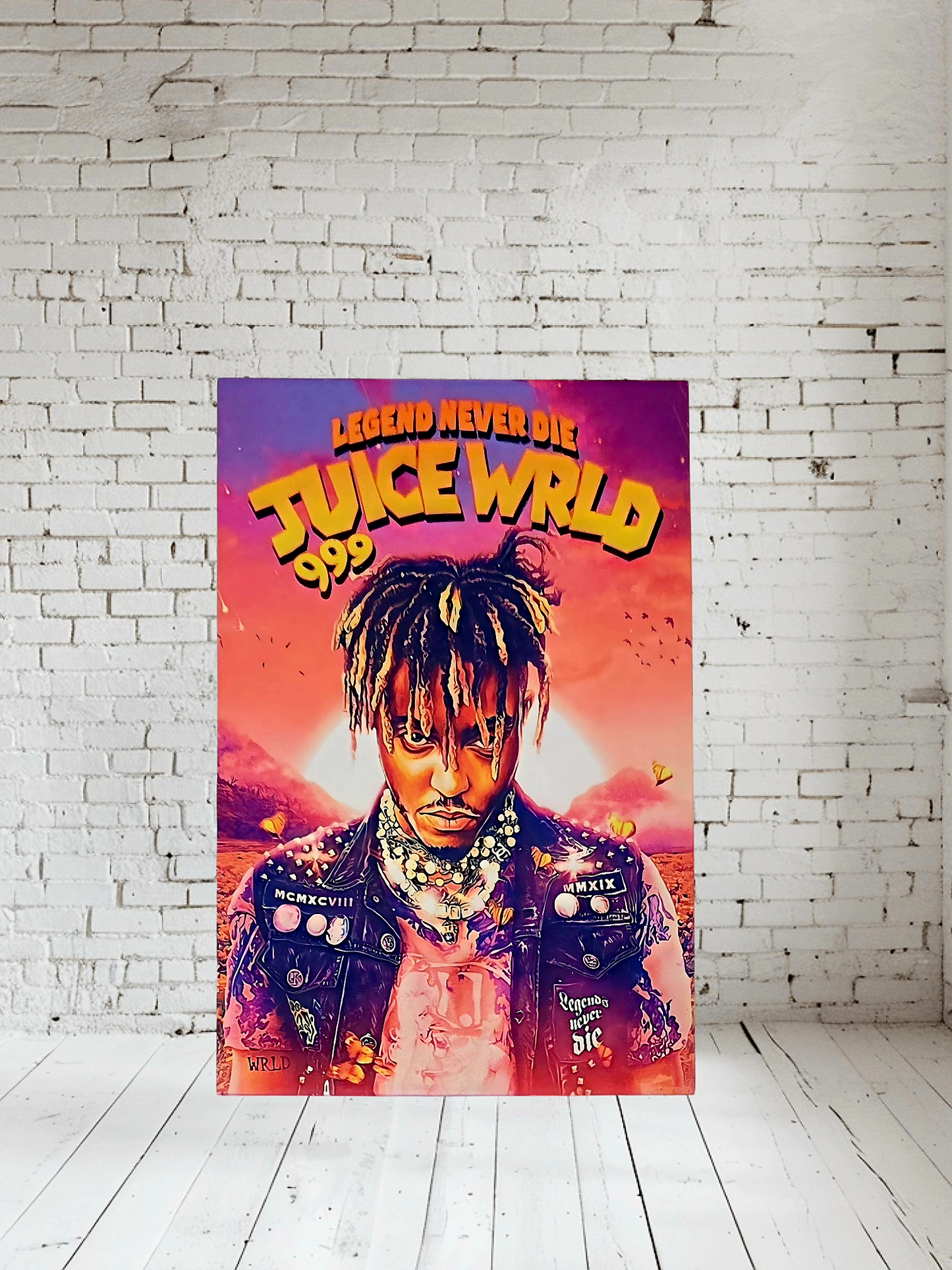 Juice Wrld posters on aluminum print. Many to choose from