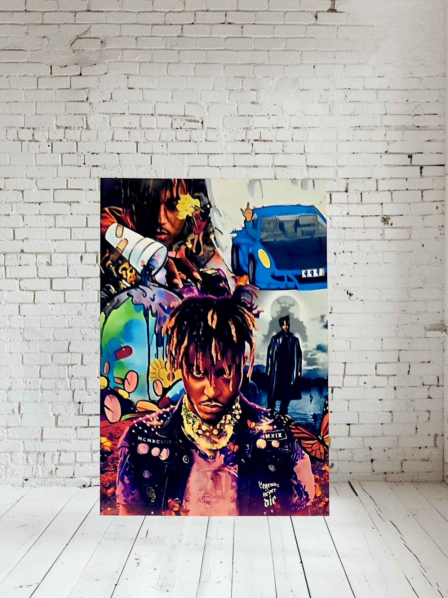 Juice Wrld posters on aluminum print. Many to choose from