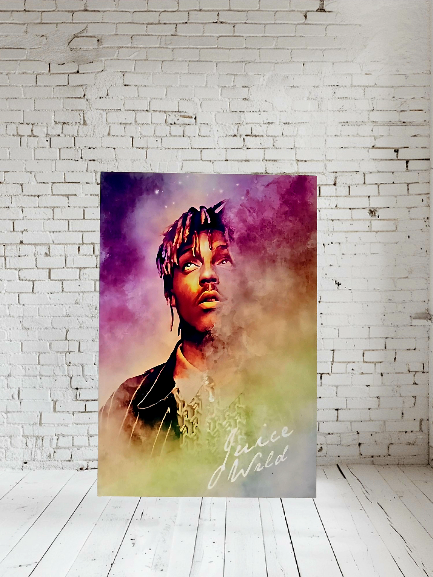 Juice Wrld posters on aluminum print. Many to choose from