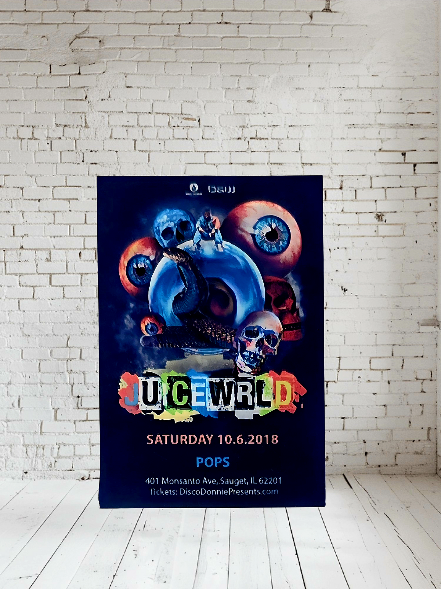 Juice Wrld posters on aluminum print. Many to choose from