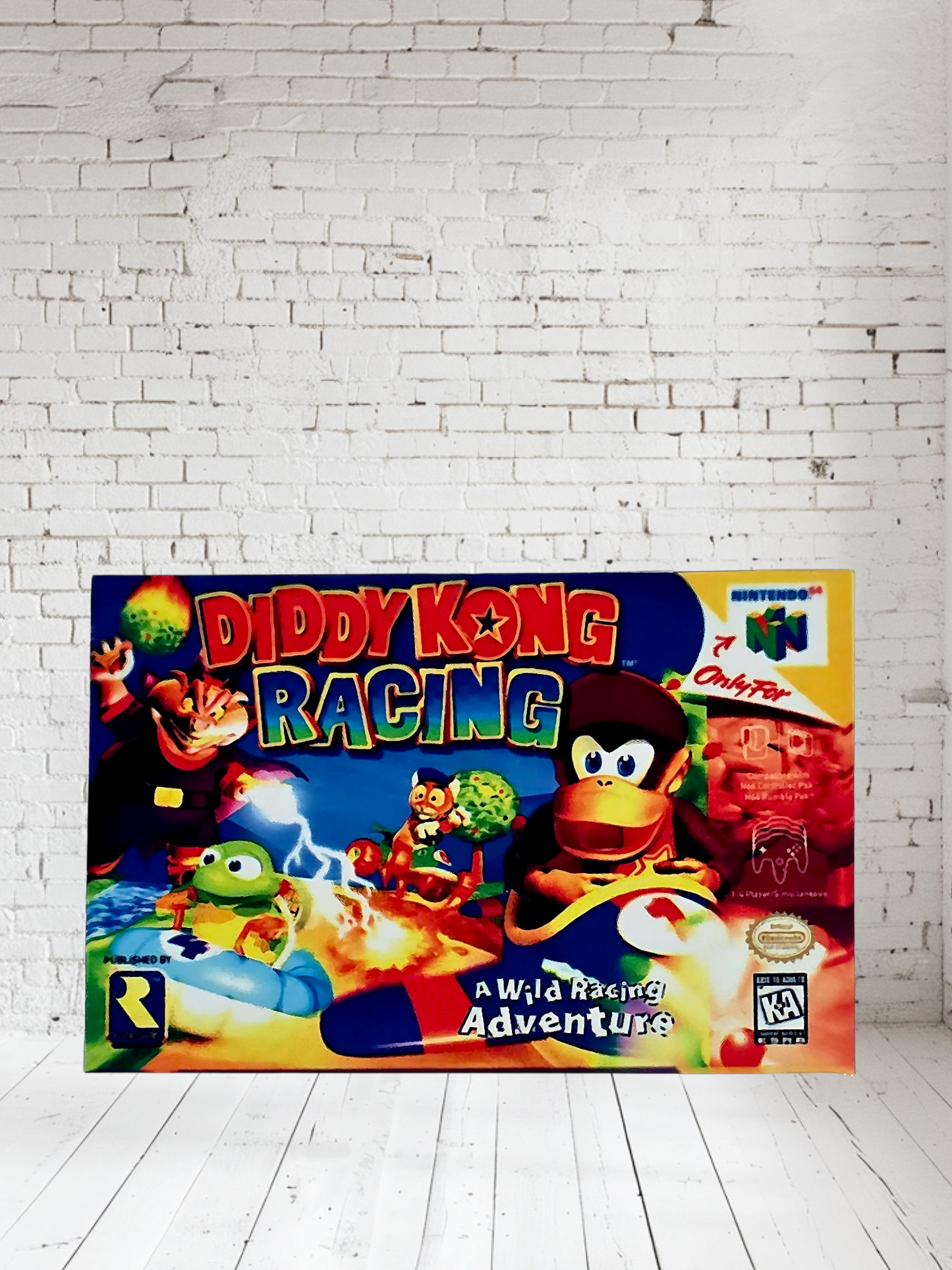 Nintendo 64 video game posters on aluminum print. Many to choose from