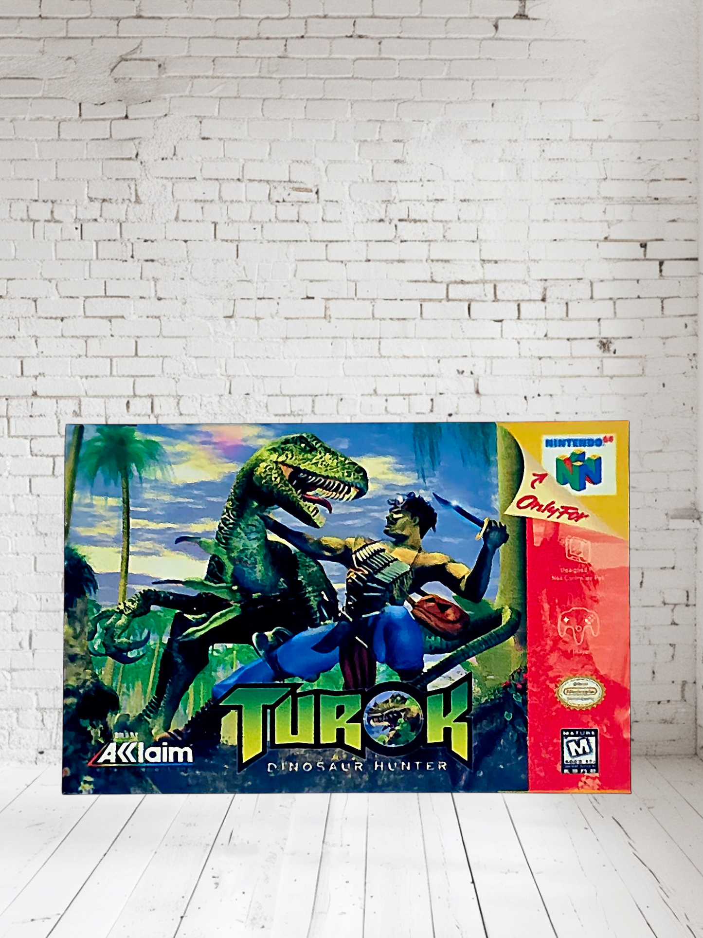 Nintendo 64 video game posters on aluminum print. Many to choose from