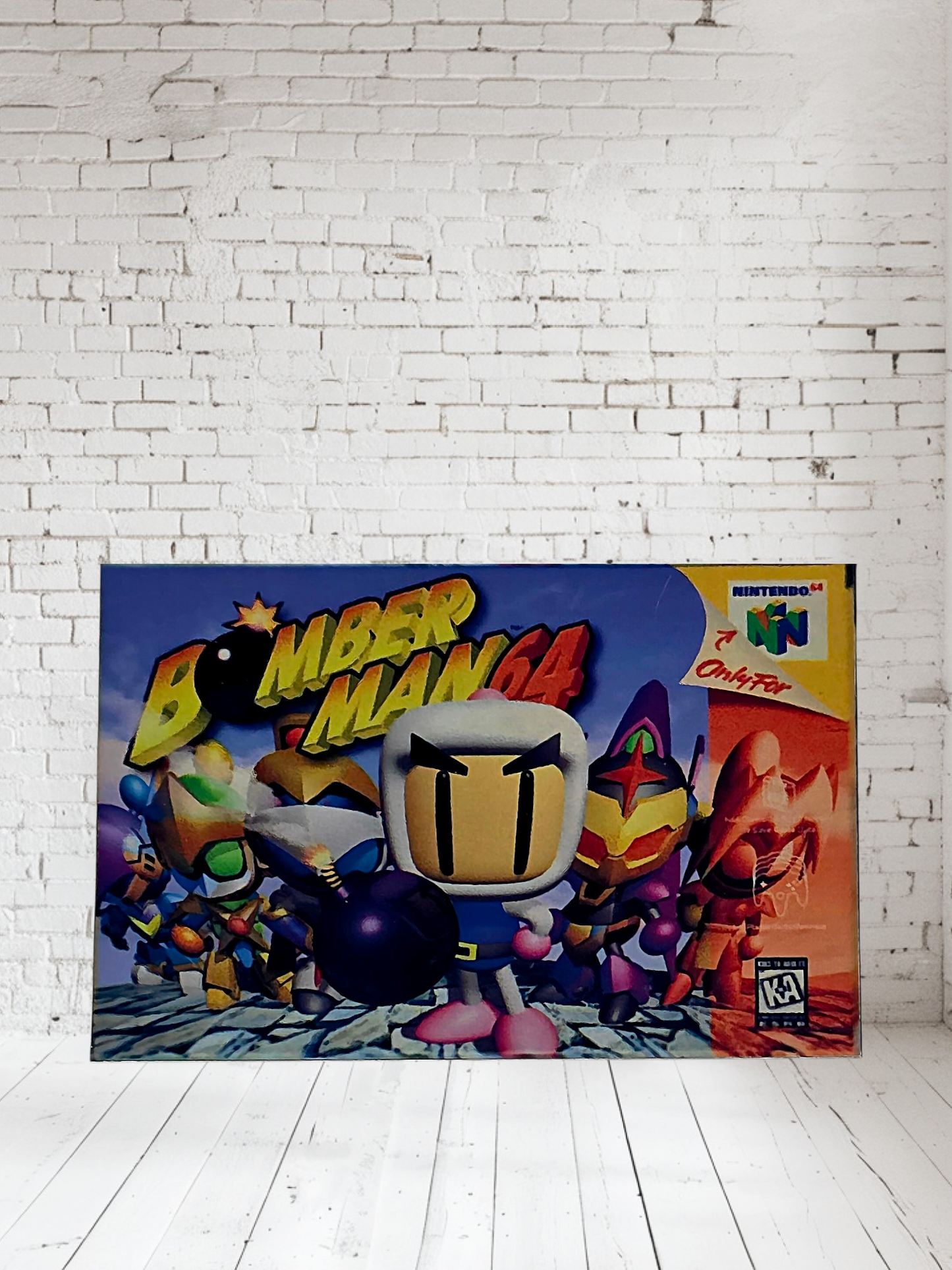 Nintendo 64 video game posters on aluminum print. Many to choose from