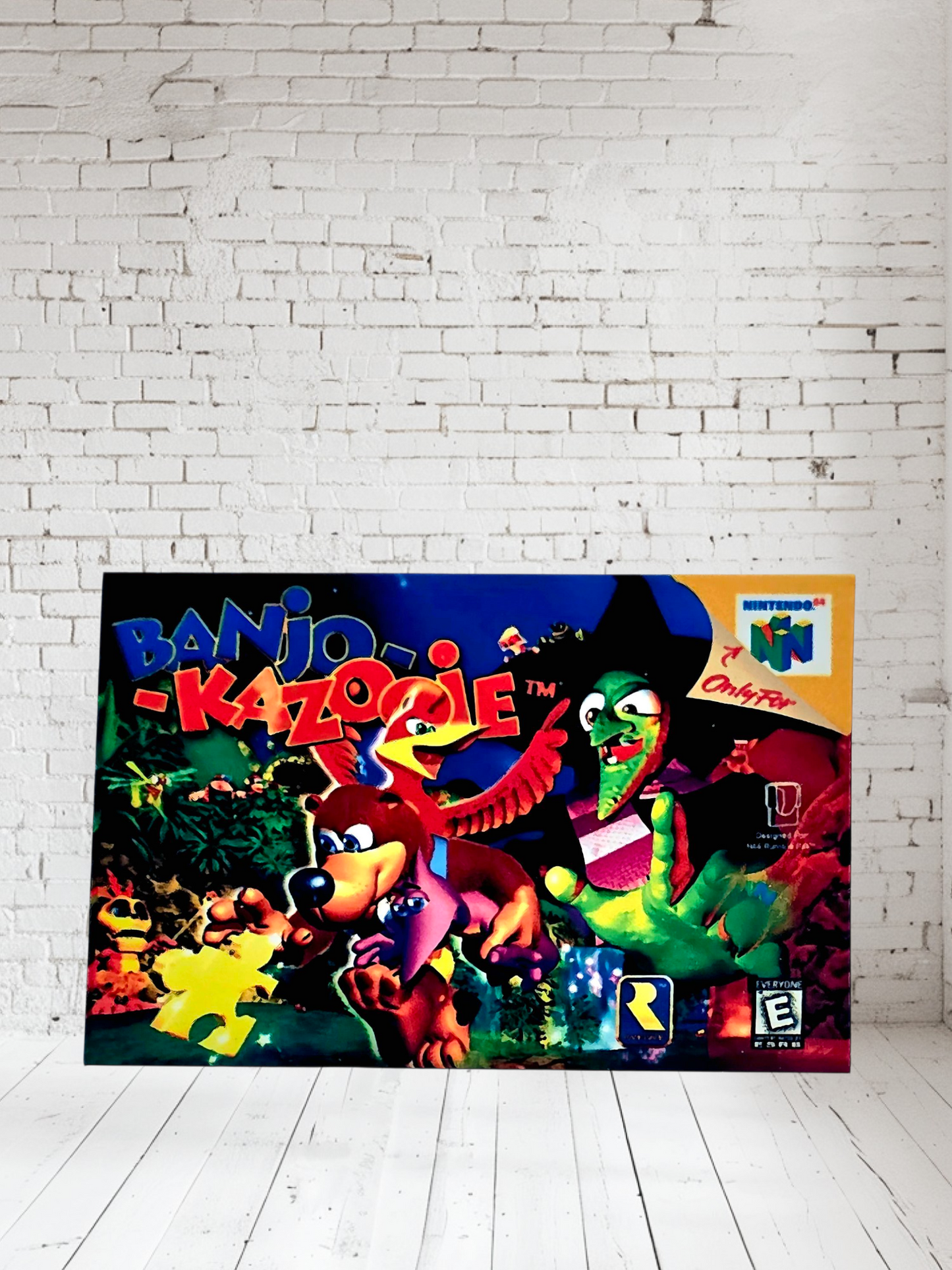 Nintendo 64 video game posters on aluminum print. Many to choose from