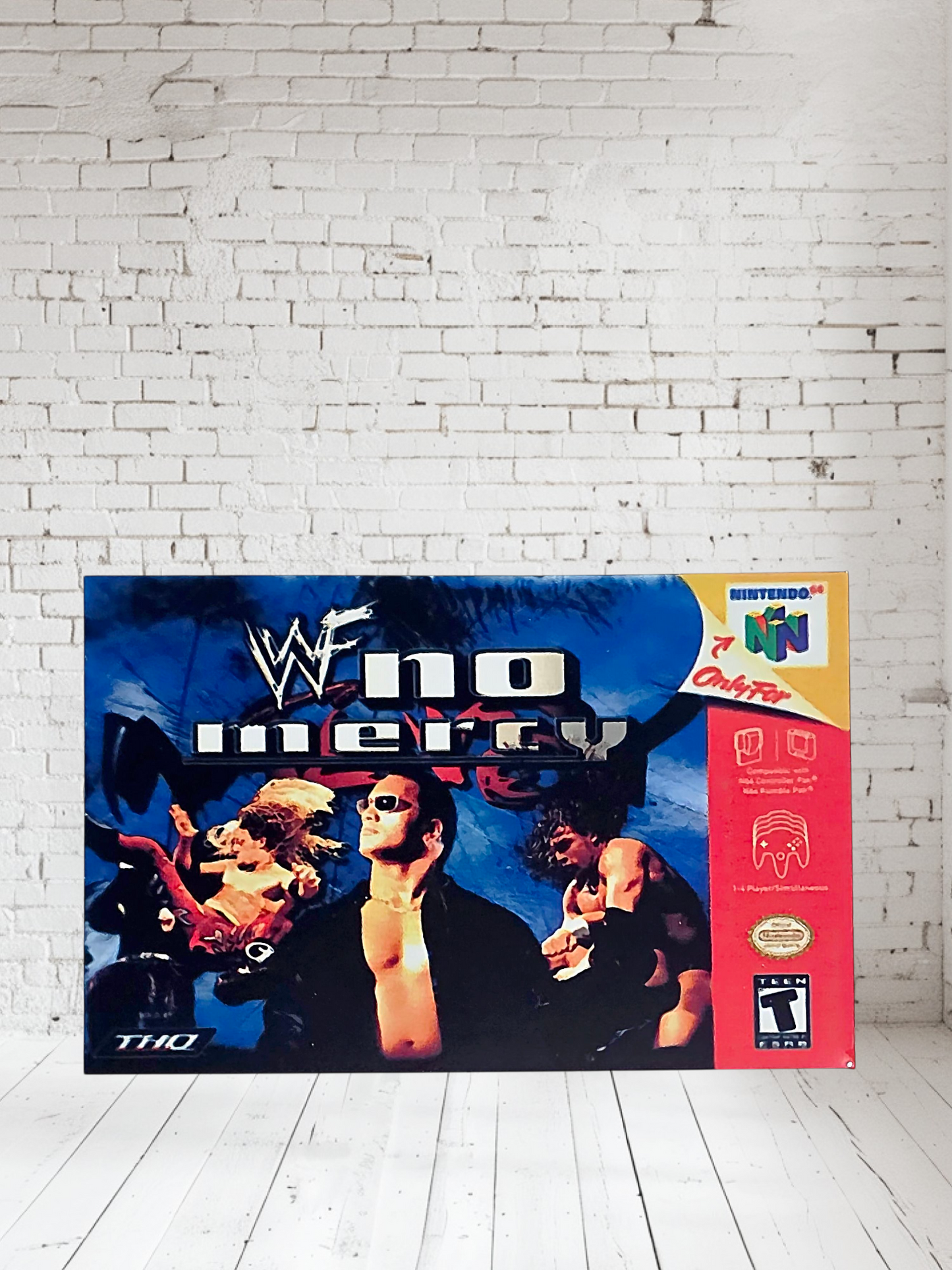 Nintendo 64 video game posters on aluminum print. Many to choose from