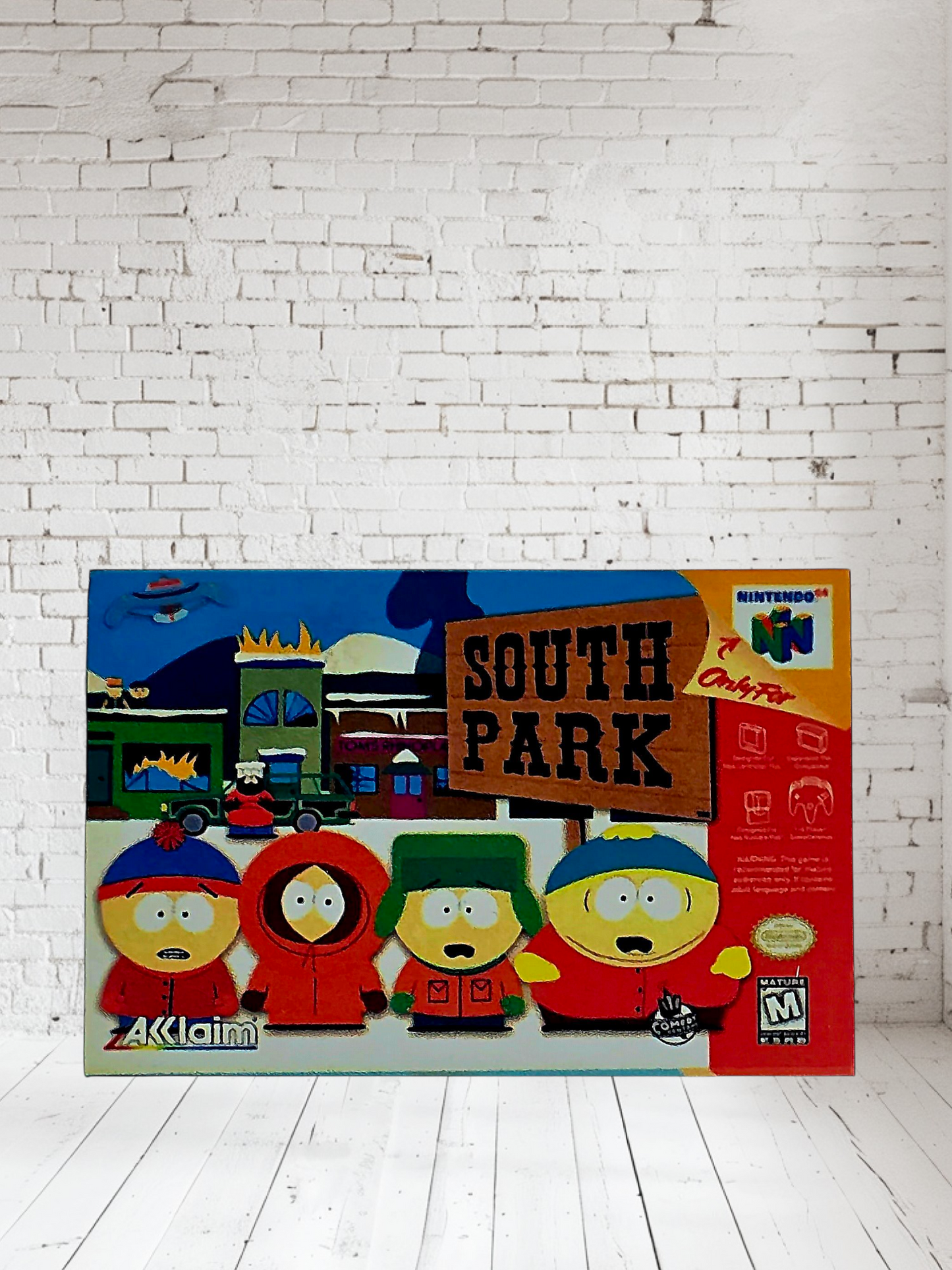 Nintendo 64 video game posters on aluminum print. Many to choose from