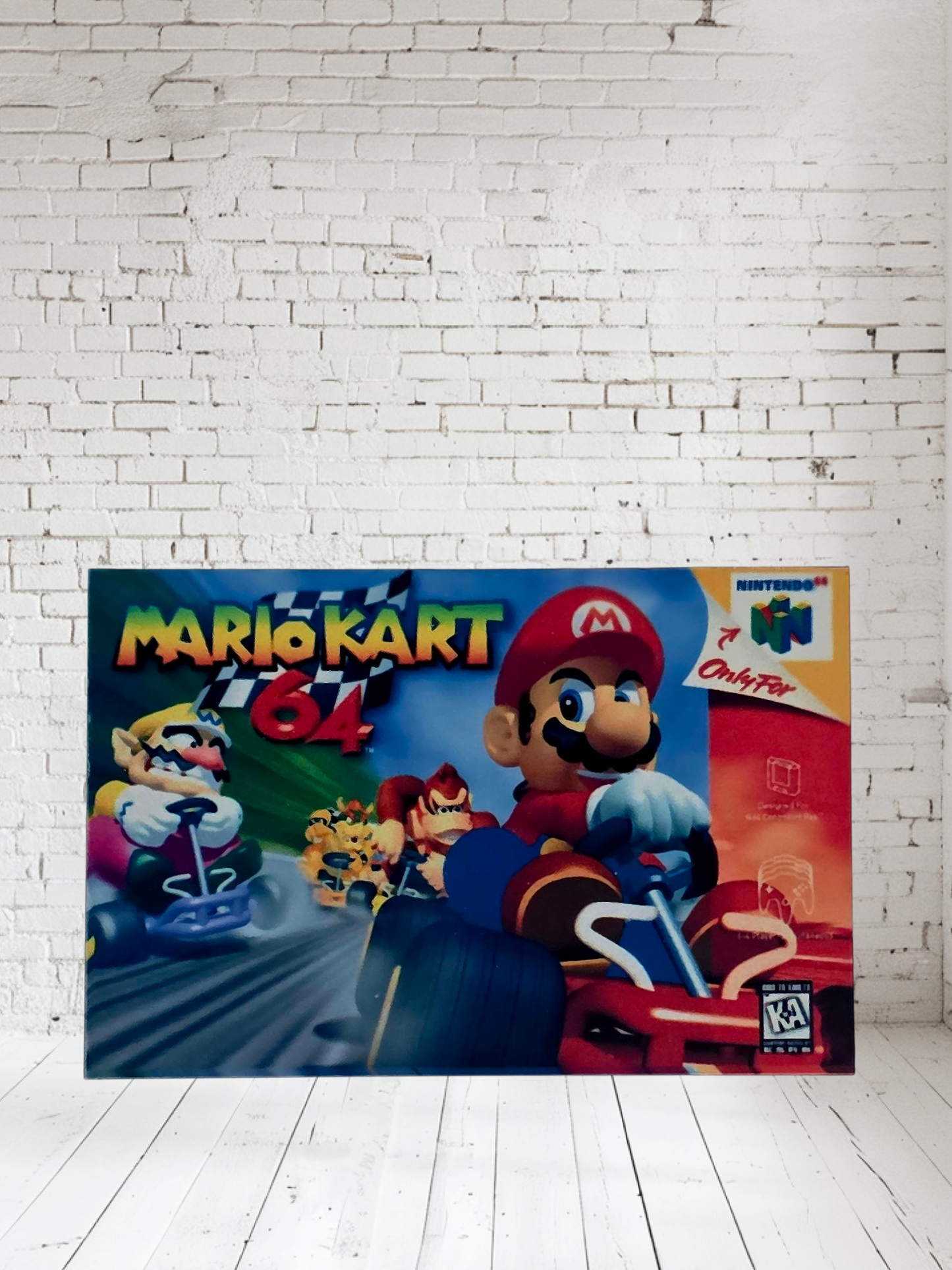 Nintendo 64 video game posters on aluminum print. Many to choose from