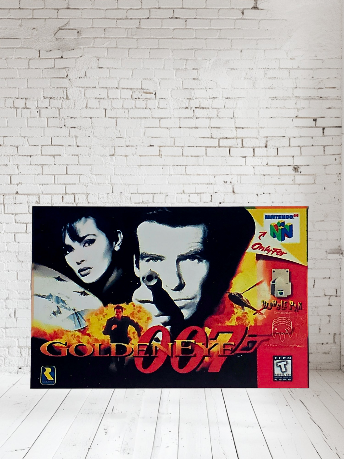 Nintendo 64 video game posters on aluminum print. Many to choose from