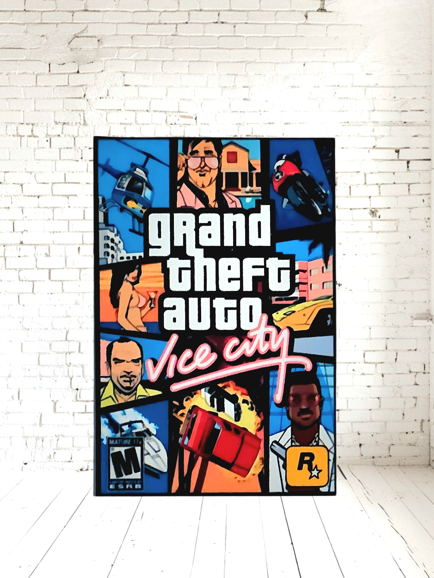 Video Game posters on aluminum print. Many to choose from
