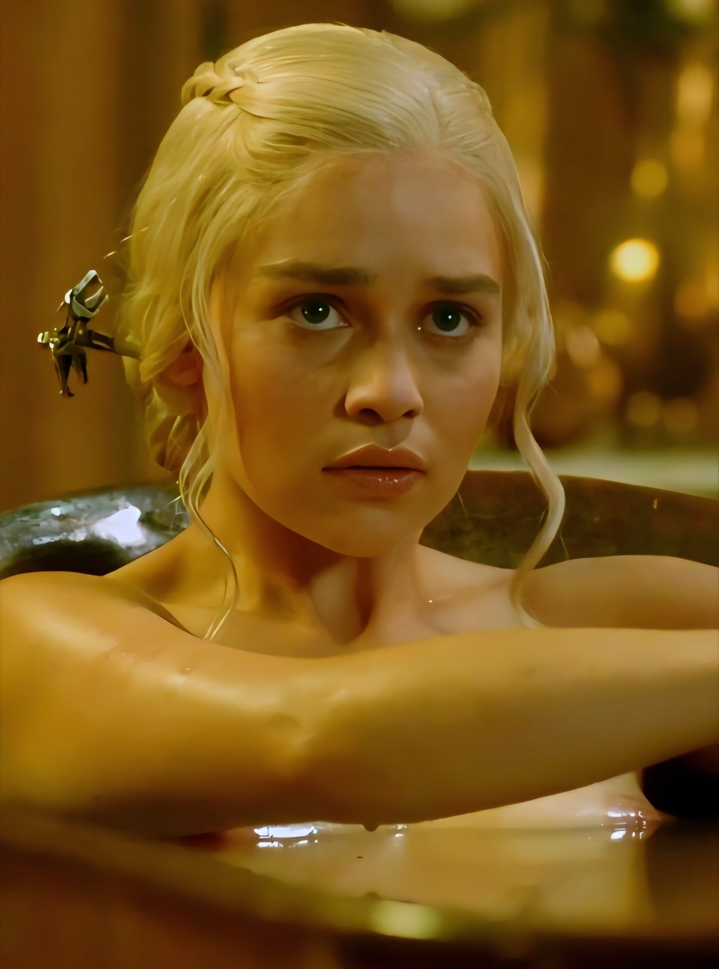 Emilia Clarke poster with multiple size and finish options. A3
