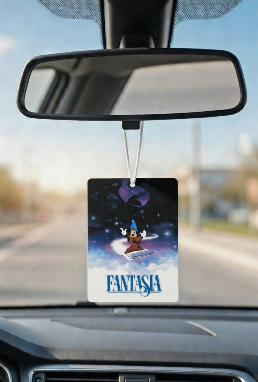Fantasia Movie poster car air freshener. Many scents to choose from