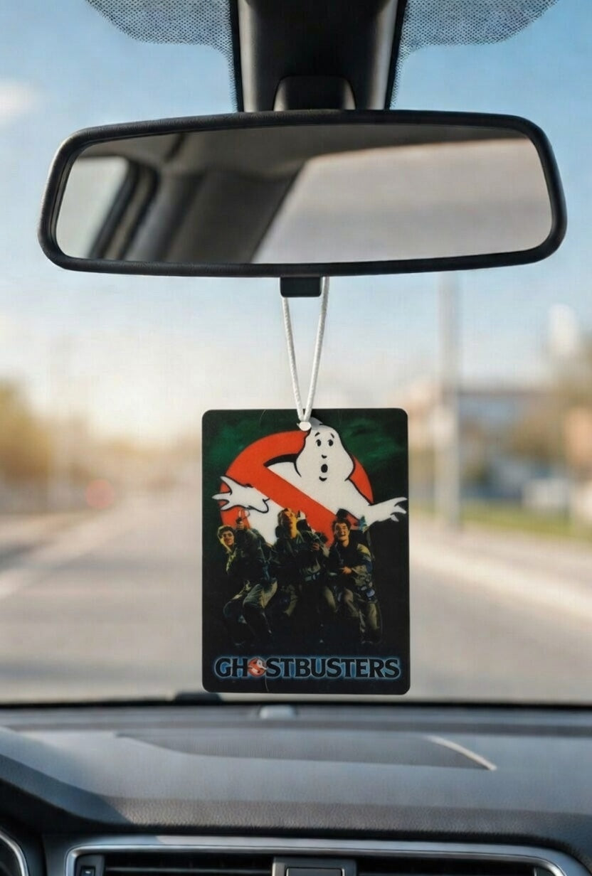 Ghostbusters Movie poster car air freshener. Many scents to choose from