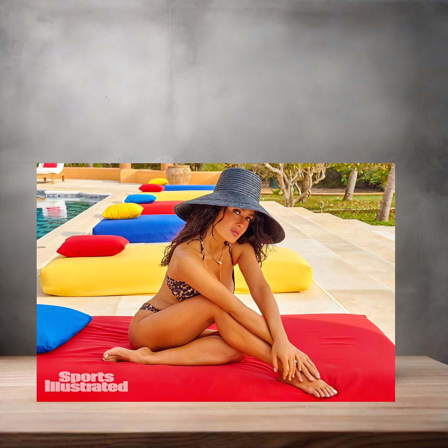 Salma Hayek Sports Illustrated swimsuit 13" x 19" poster. Matte or Glossy. D3