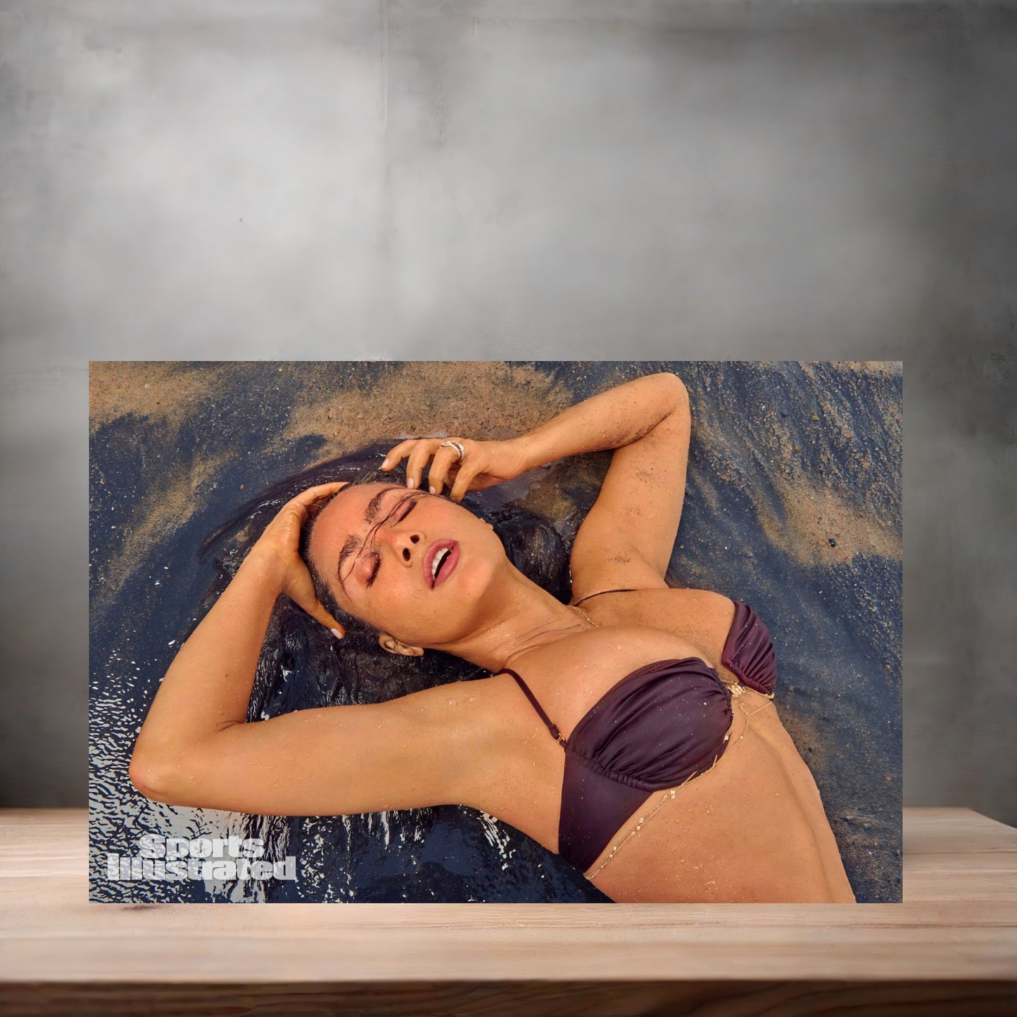 Salma Hayek Sports Illustrated swimsuit 13" x 19" poster. Matte or Glossy. C7