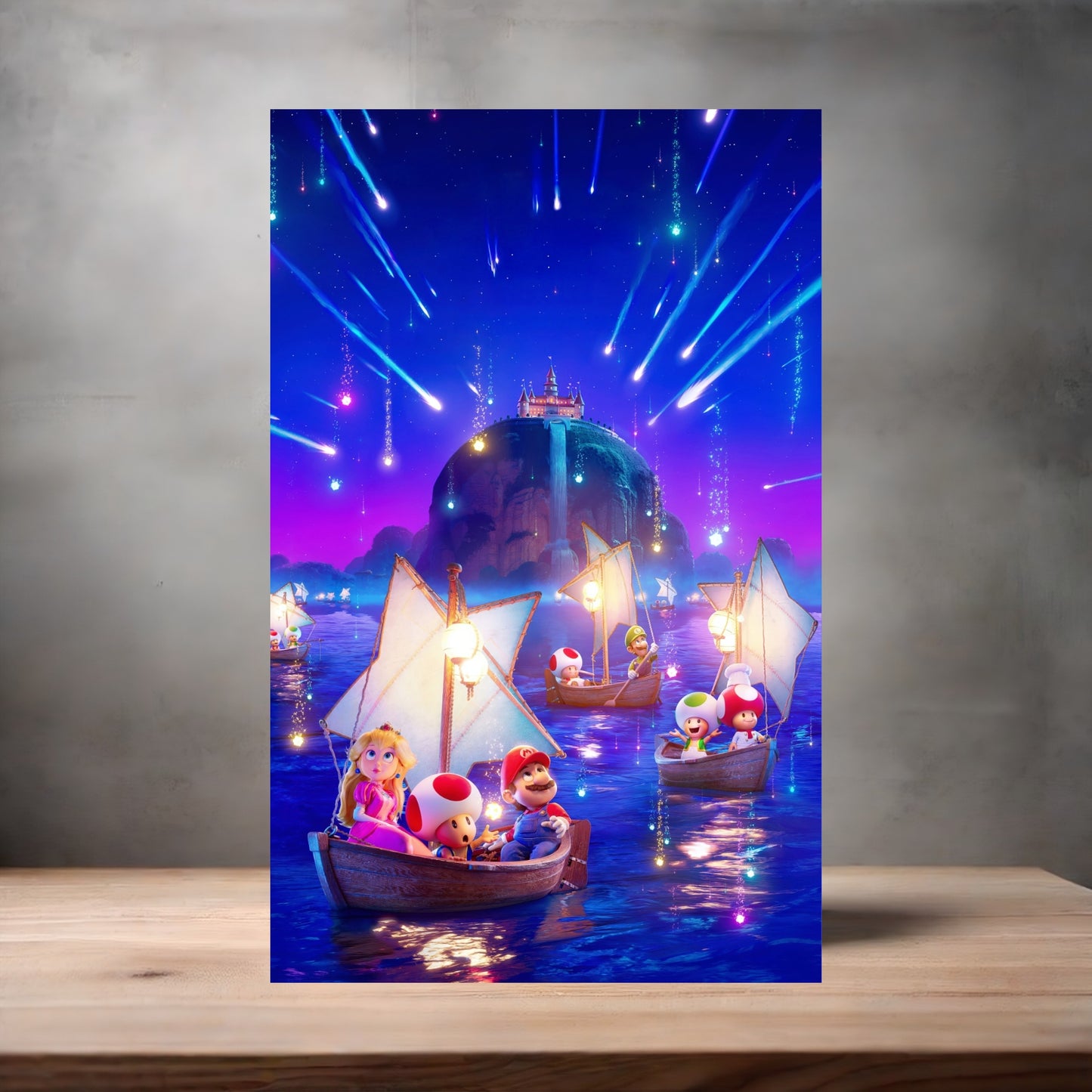 The Super Mario Galaxy 13" x 19" movie poster. Matte or Glossy. A3