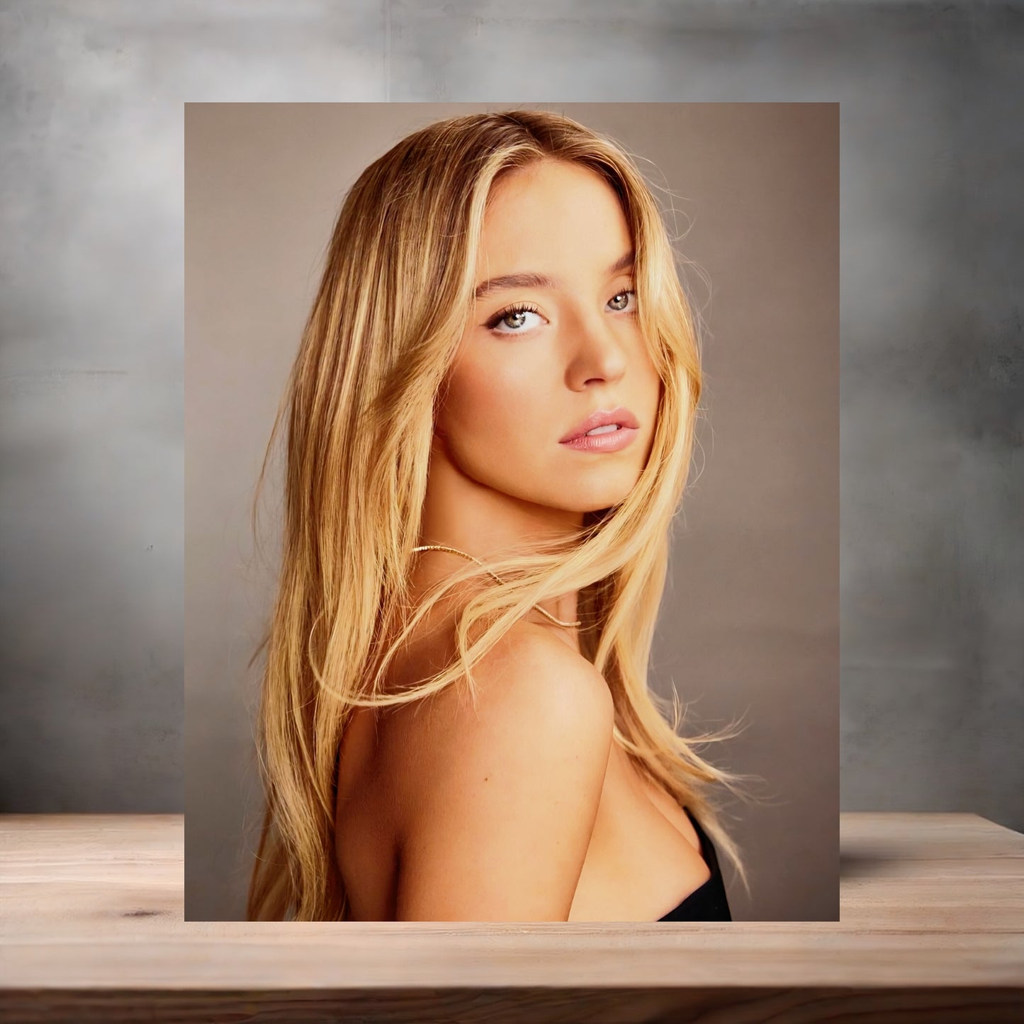 Sexy Sydney Sweeney metal poster. Multiple sizes available. Hot J4
