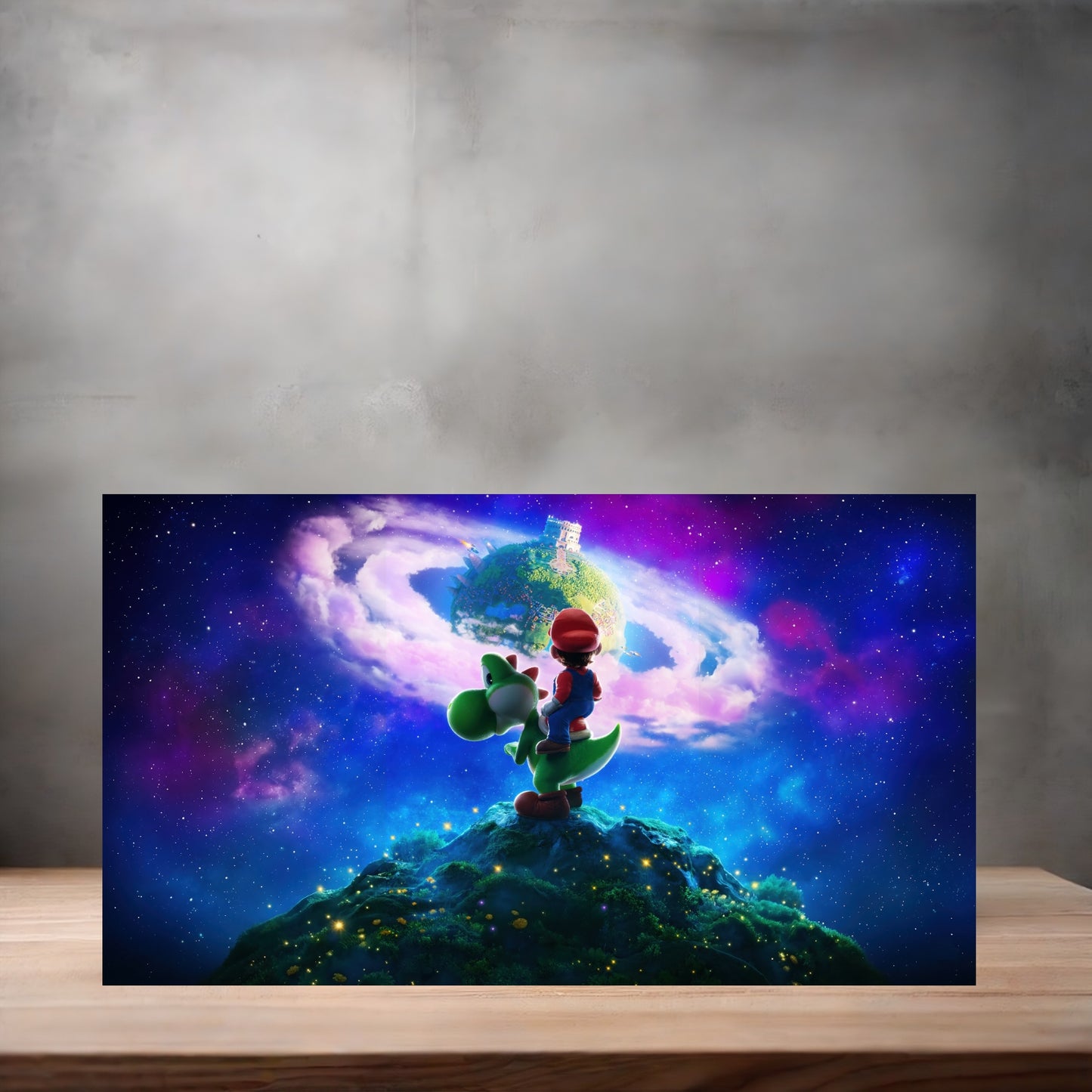 The Super Mario Galaxy 13" x 19" movie poster. Matte or Glossy. B2