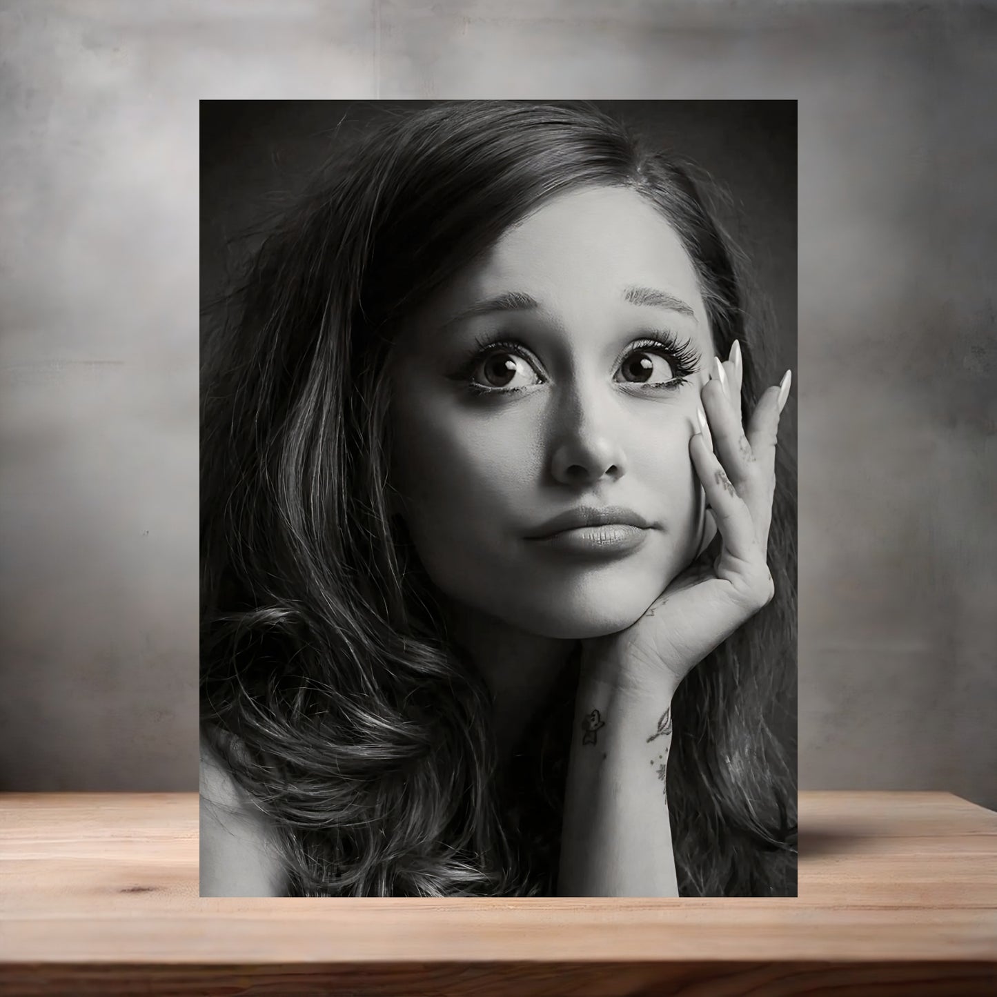 Ariana Grande custom poster, metal print or keychain. C1