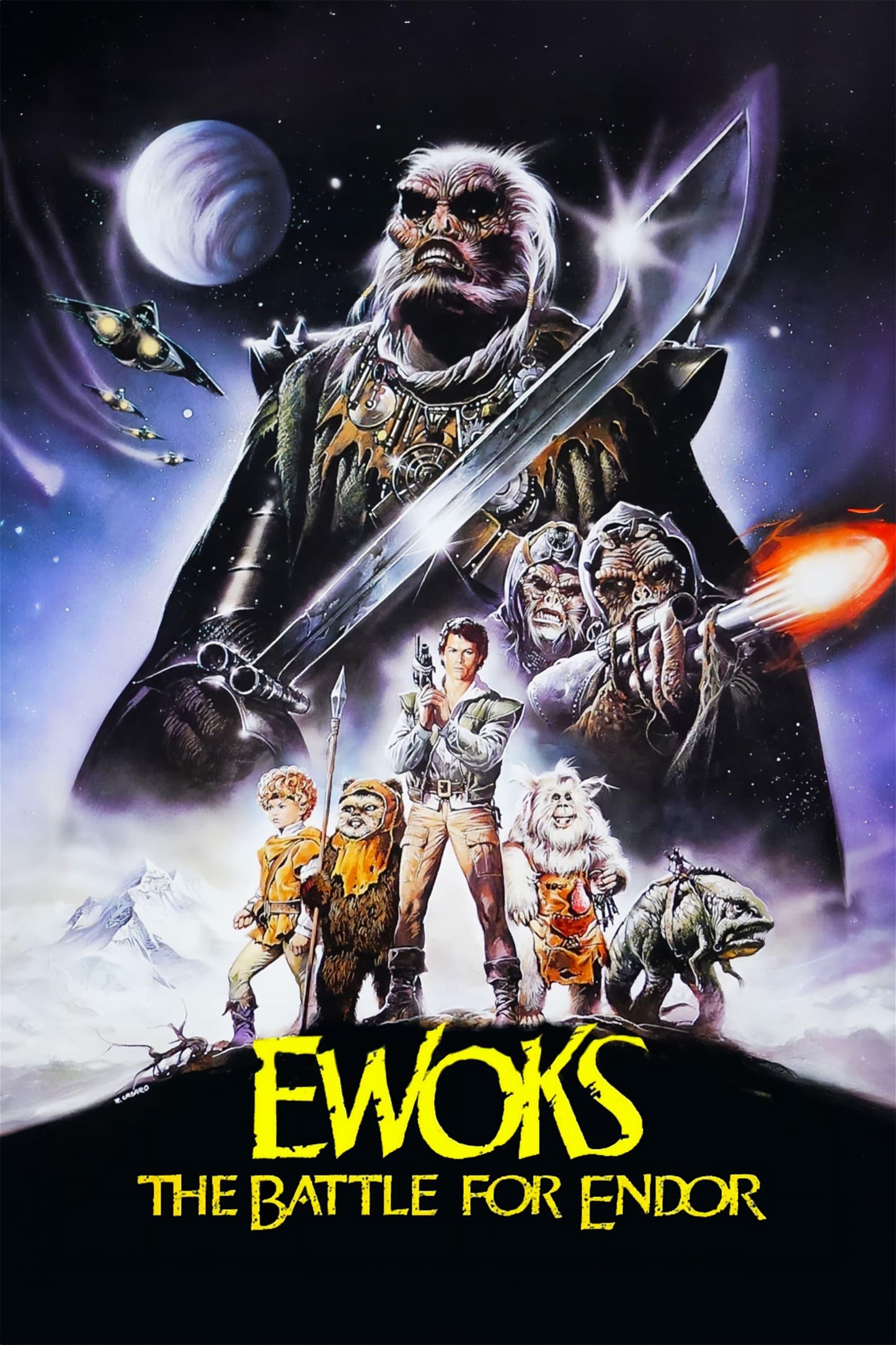 Ewoks The Battle for Endor 13" x 19" movie poster