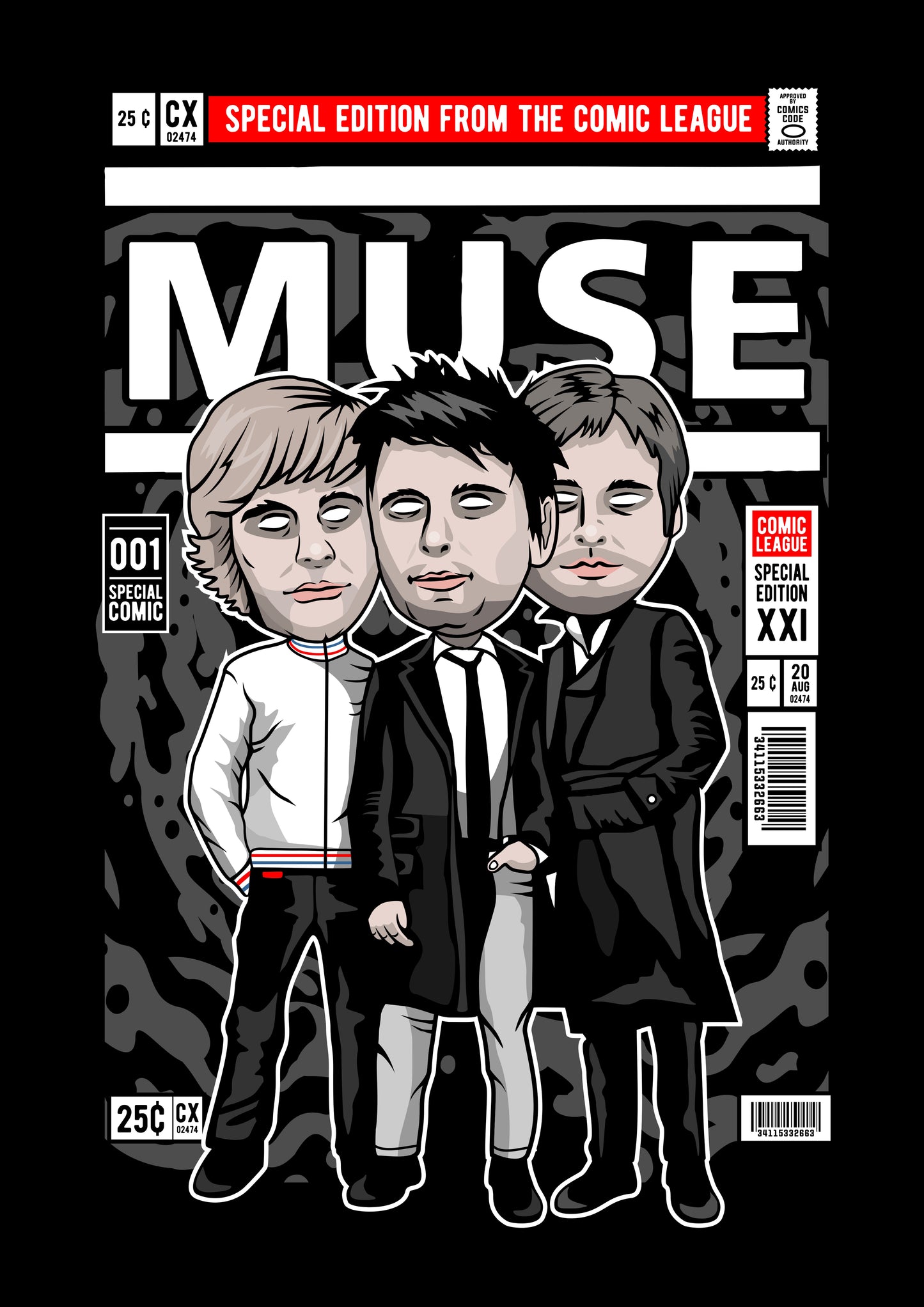 Funko Pop poster with multiple size and finish options. Muse