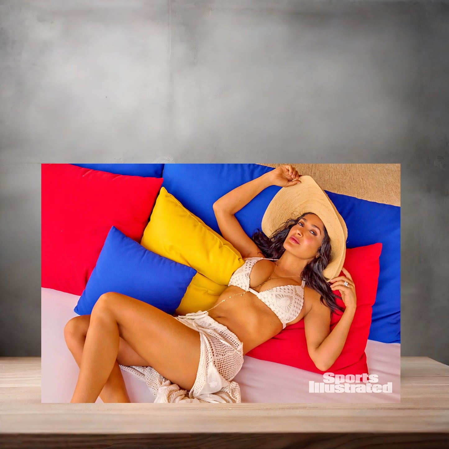 Salma Hayek Sports Illustrated swimsuit 13" x 19" poster. Matte or Glossy. A2
