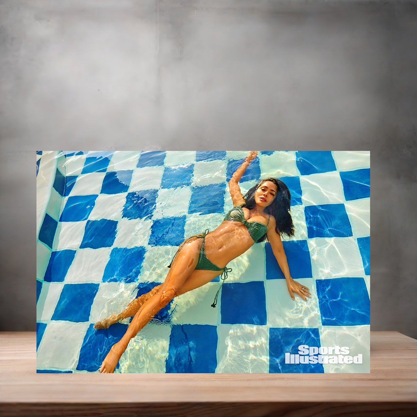 Salma Hayek Sports Illustrated swimsuit 13" x 19" poster. Matte or Glossy. B3