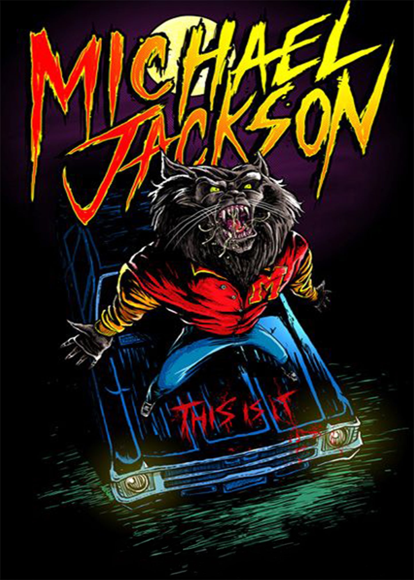 Concert poster with multiple size and finish options. Michael Jackson This is It