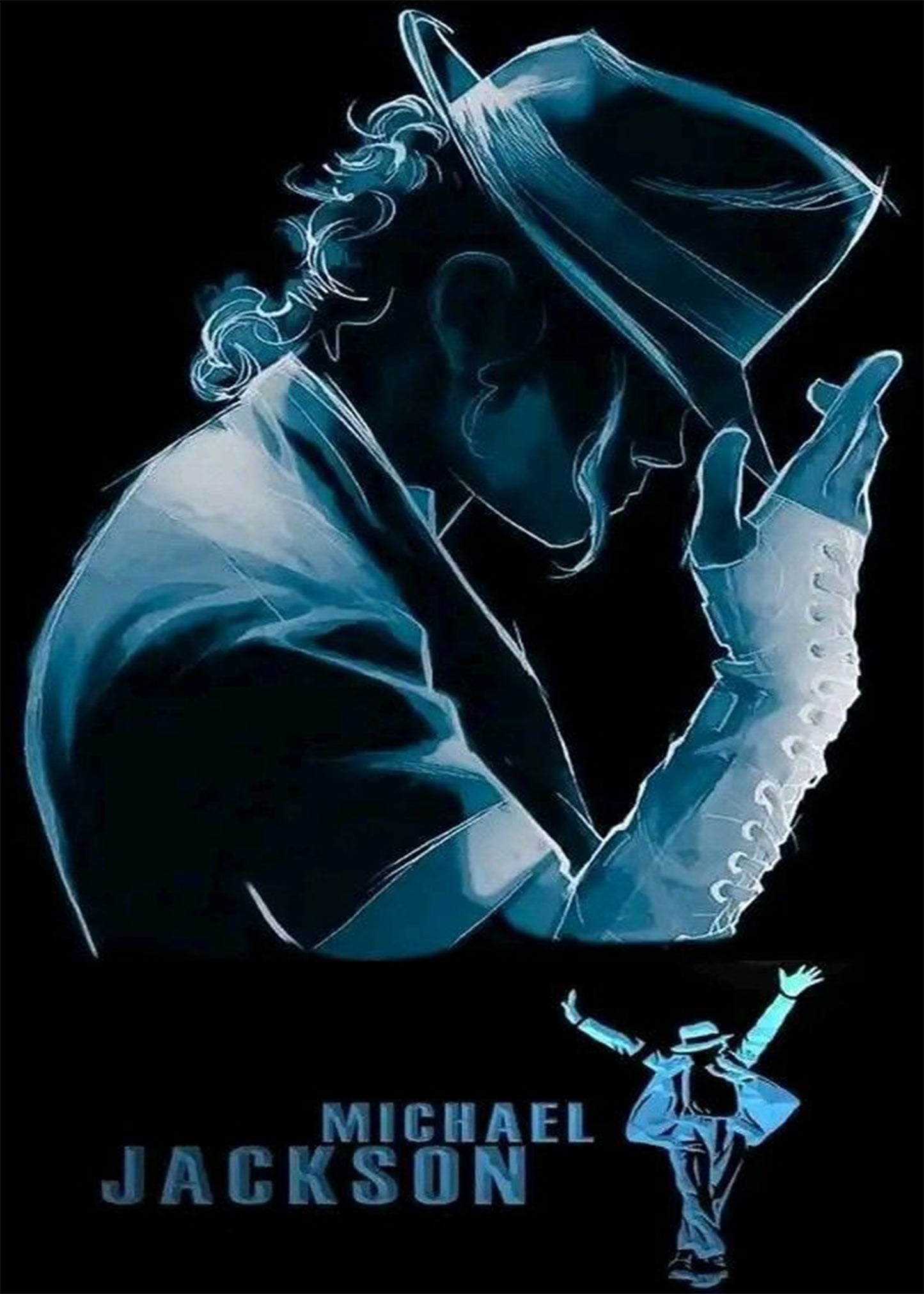 Concert poster with multiple size and finish options. Michael Jackson