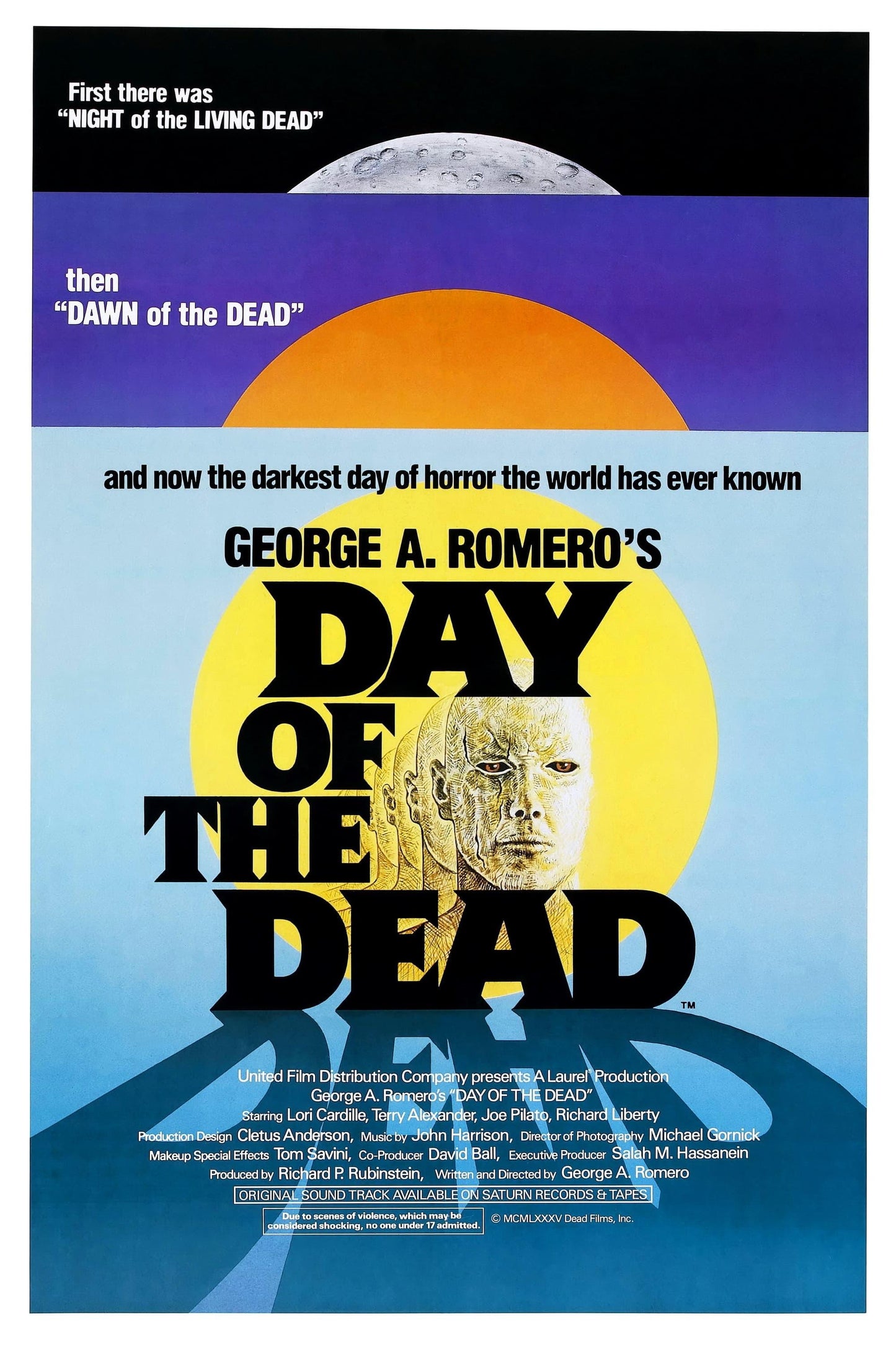 Day of the Dead 13"x 19" movie poster