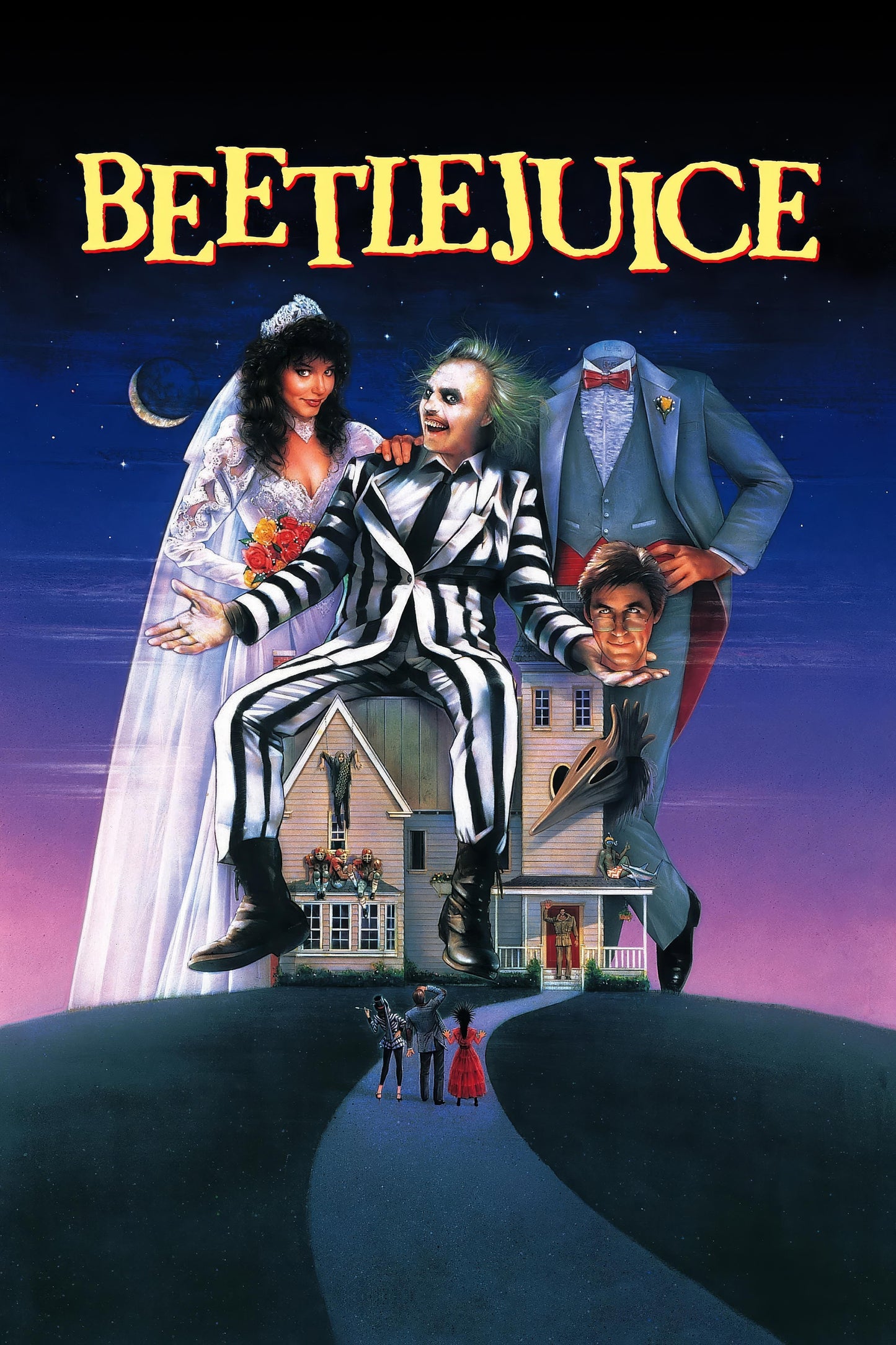 Beetlejuice 13"x 19" movie poster.