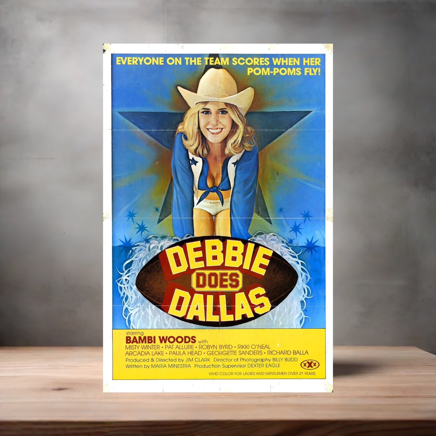 Adult Film movie poster with multiple size and finish options. Debbie Does Dallas