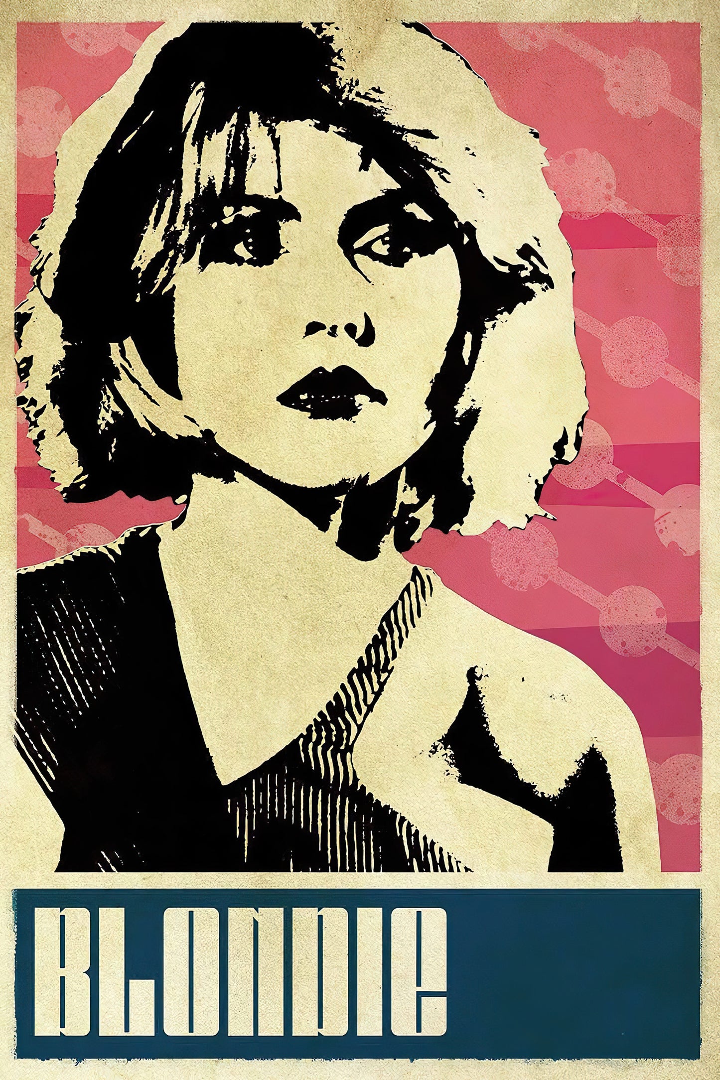 Concert poster with multiple size and finish options. Blondie