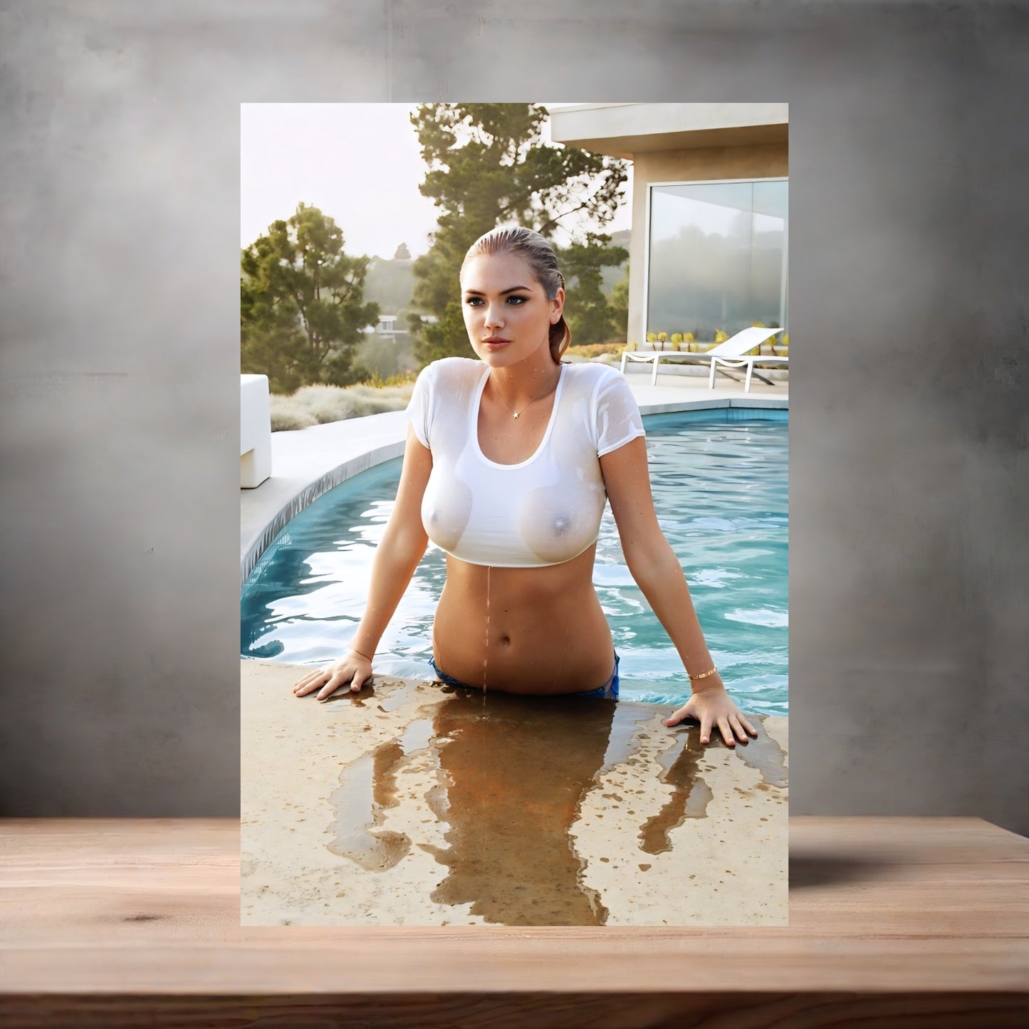 Kate Upton Sexy NSFW 13" x 19" poster. Matte or Glossy.