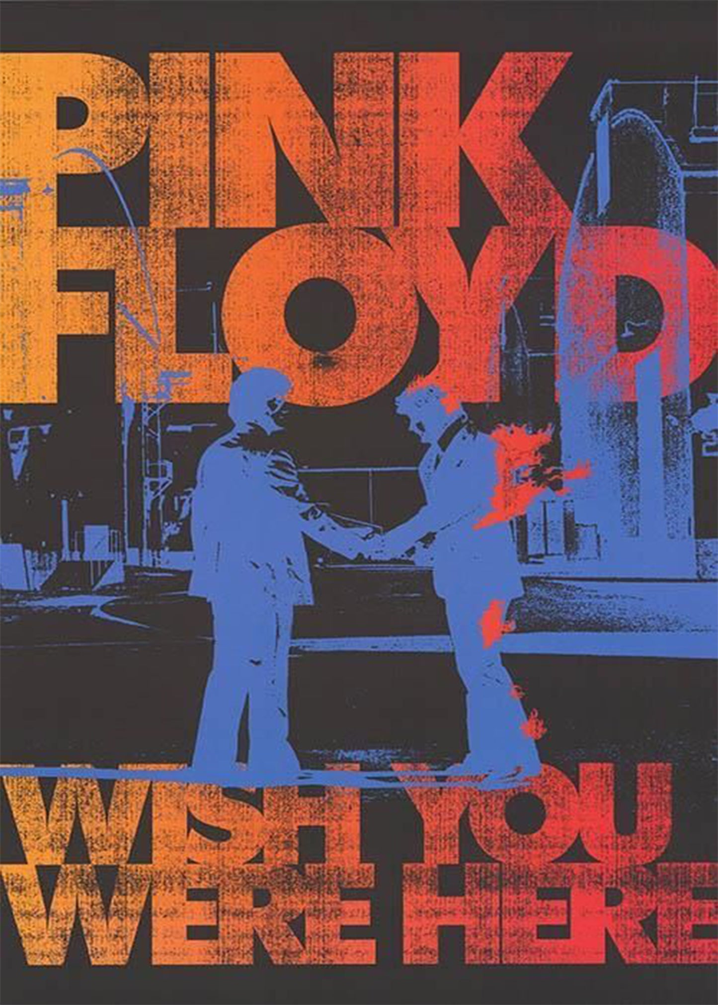 Concert poster with multiple size and finish options. Pink Floyd Wish you were Here