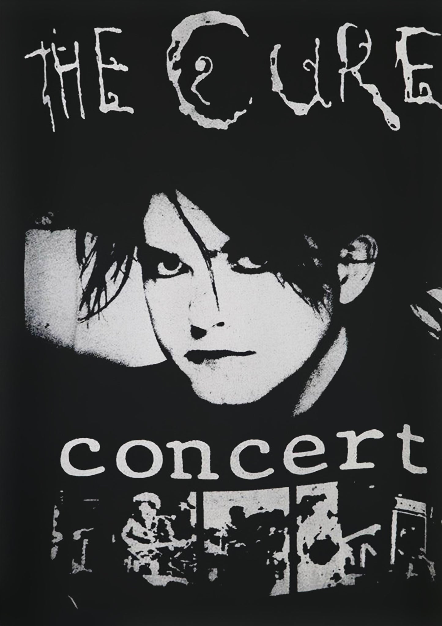 Concert poster with multiple size and finish options. The Cure in Concert