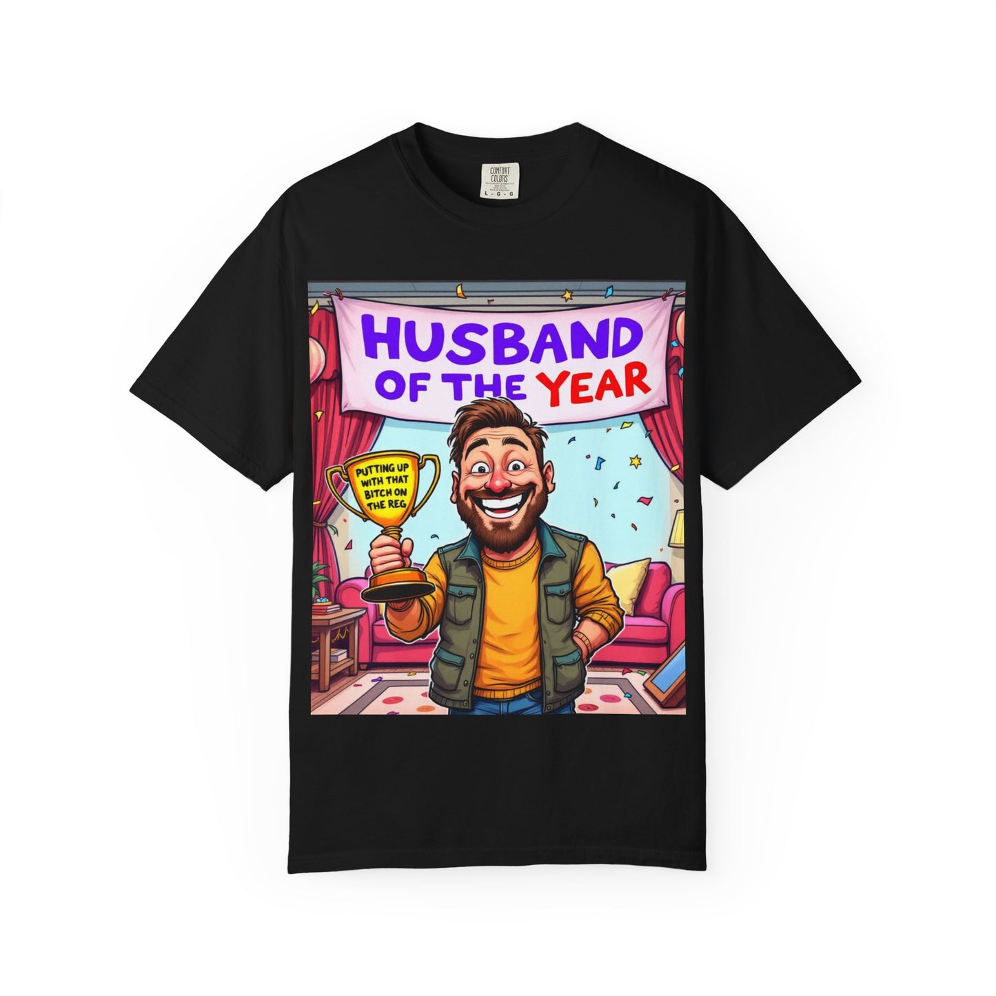 Husband of the Year T-Shirt, Funny Gift for Him, Unisex Tee, Anniversary Tee,