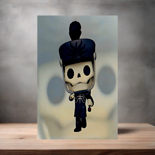 My Chemical Romance the Black Parade Funko Pop Figure on aluminum print. Multiple sizes available
