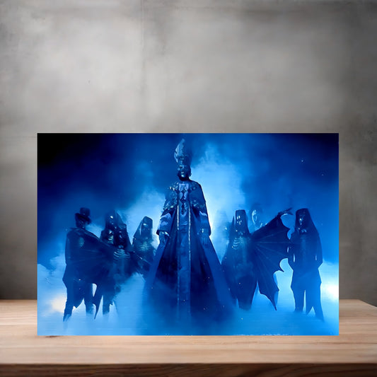 Ghost album poster on aluminum print. Multiple sizes available