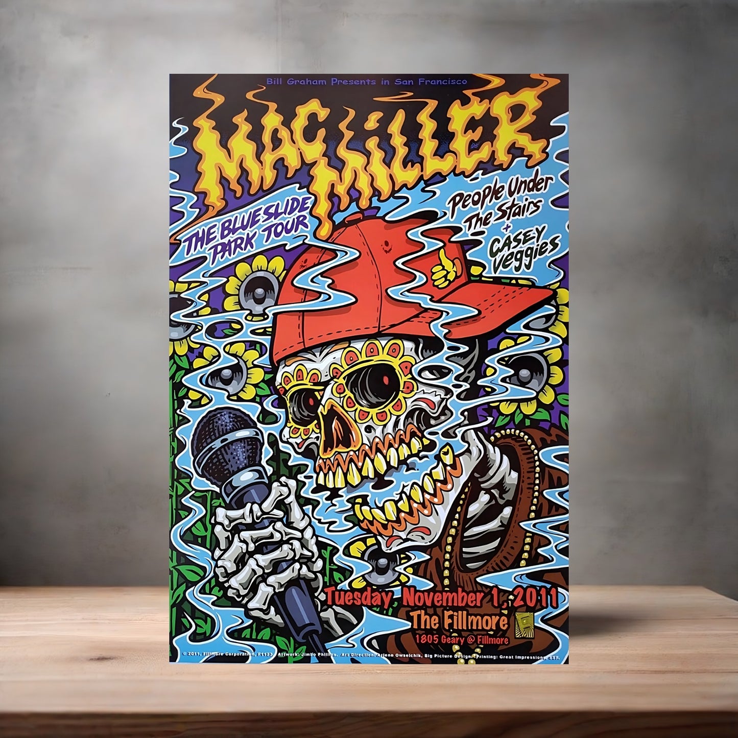 Mac Miller concert and album cover posters on Aluminum print. Multiple sizes and prints available.